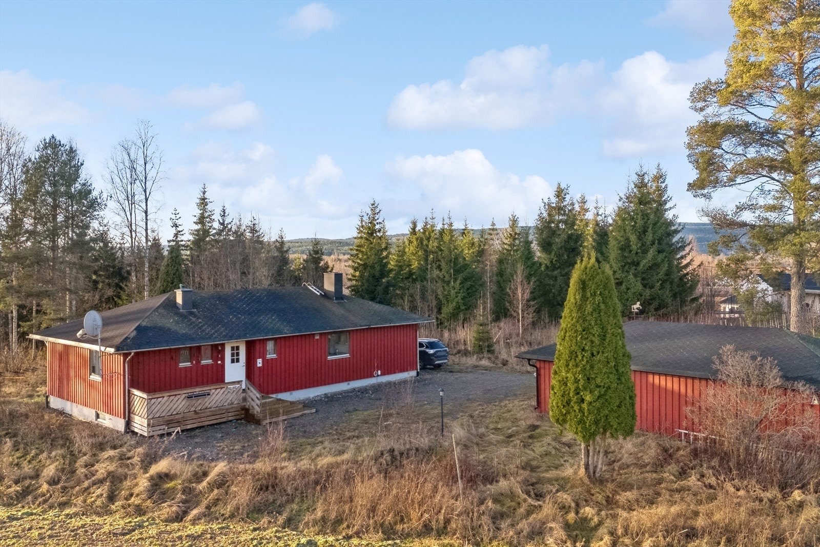 Enebolig med en landlig og fredelig beliggenhet på Roverud i Kongsvinger kommune. Galleribilde