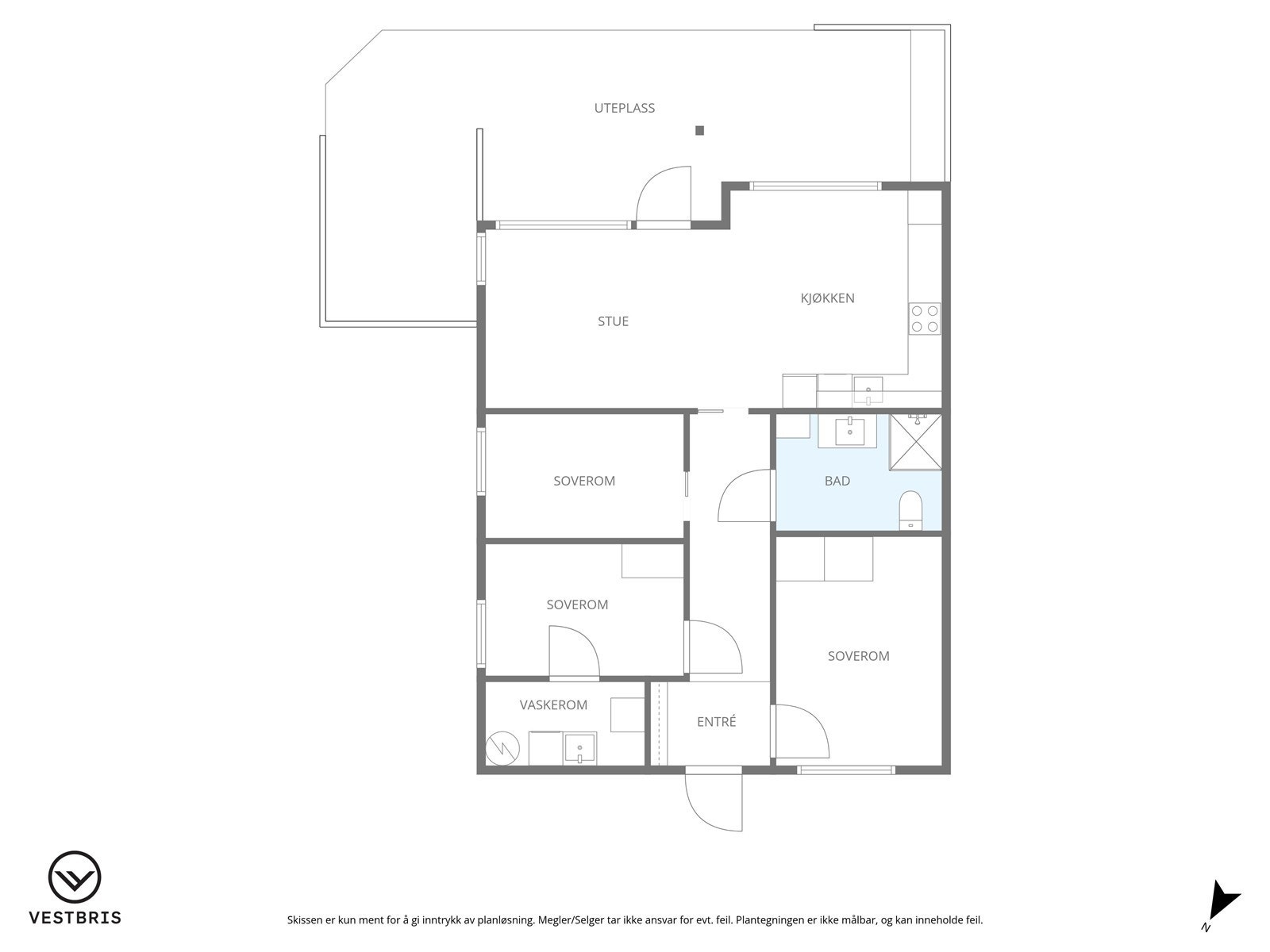 Plantegning Galleribilde