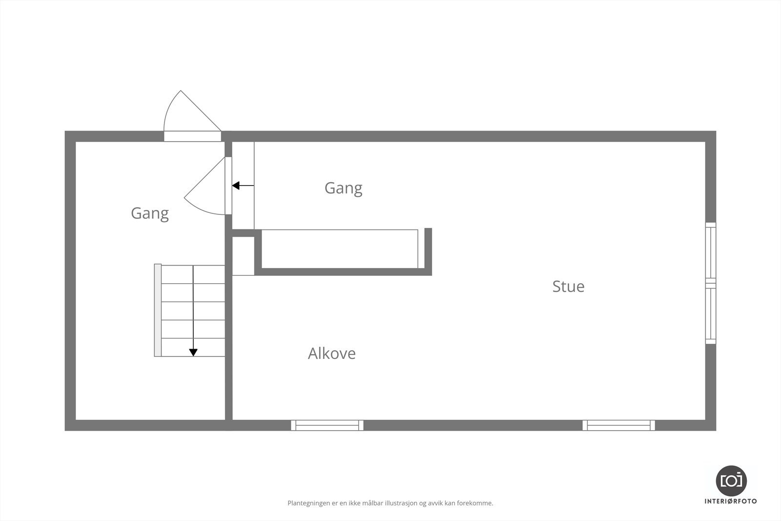 Plantegning Galleribilde