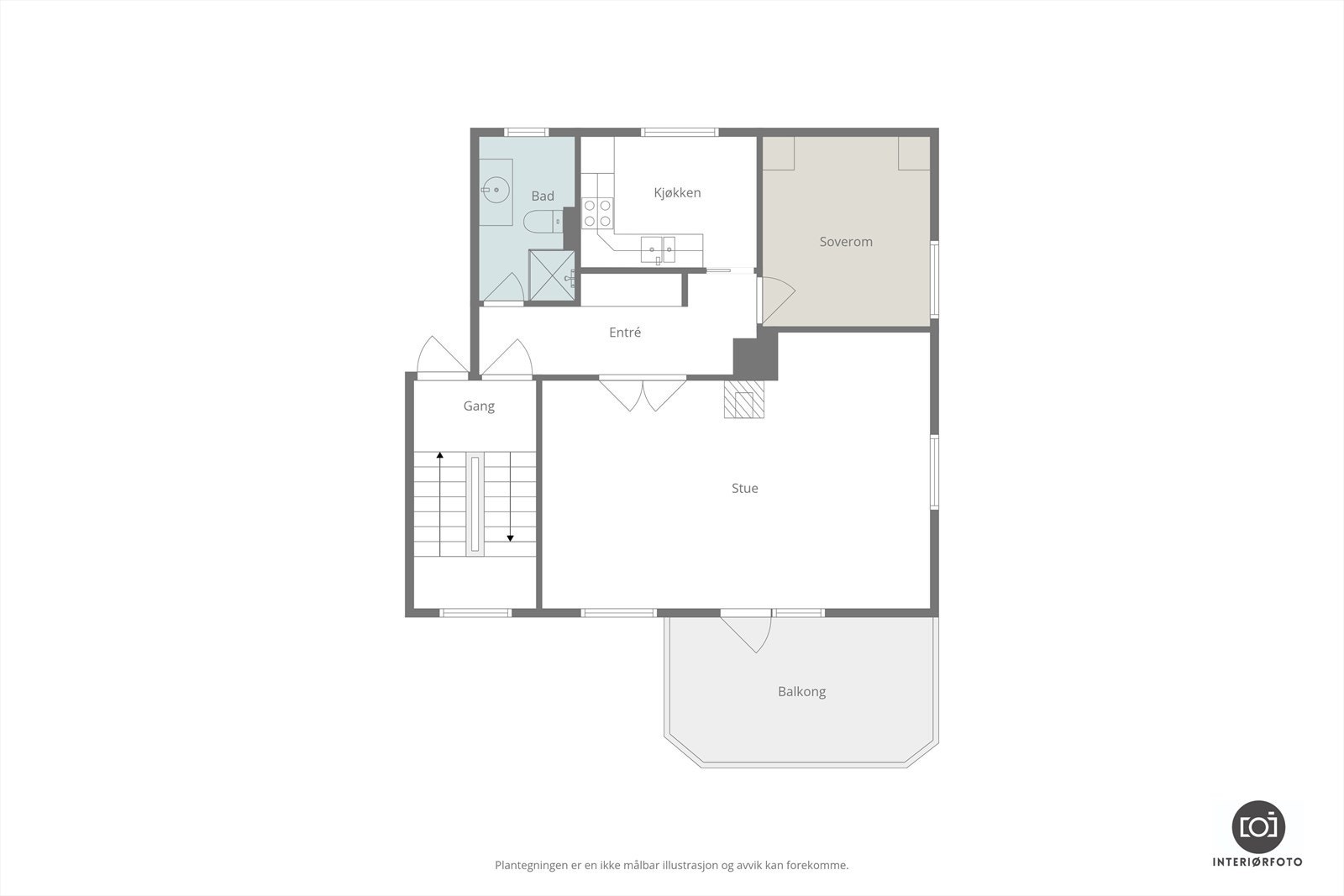 Plantegning Galleribilde