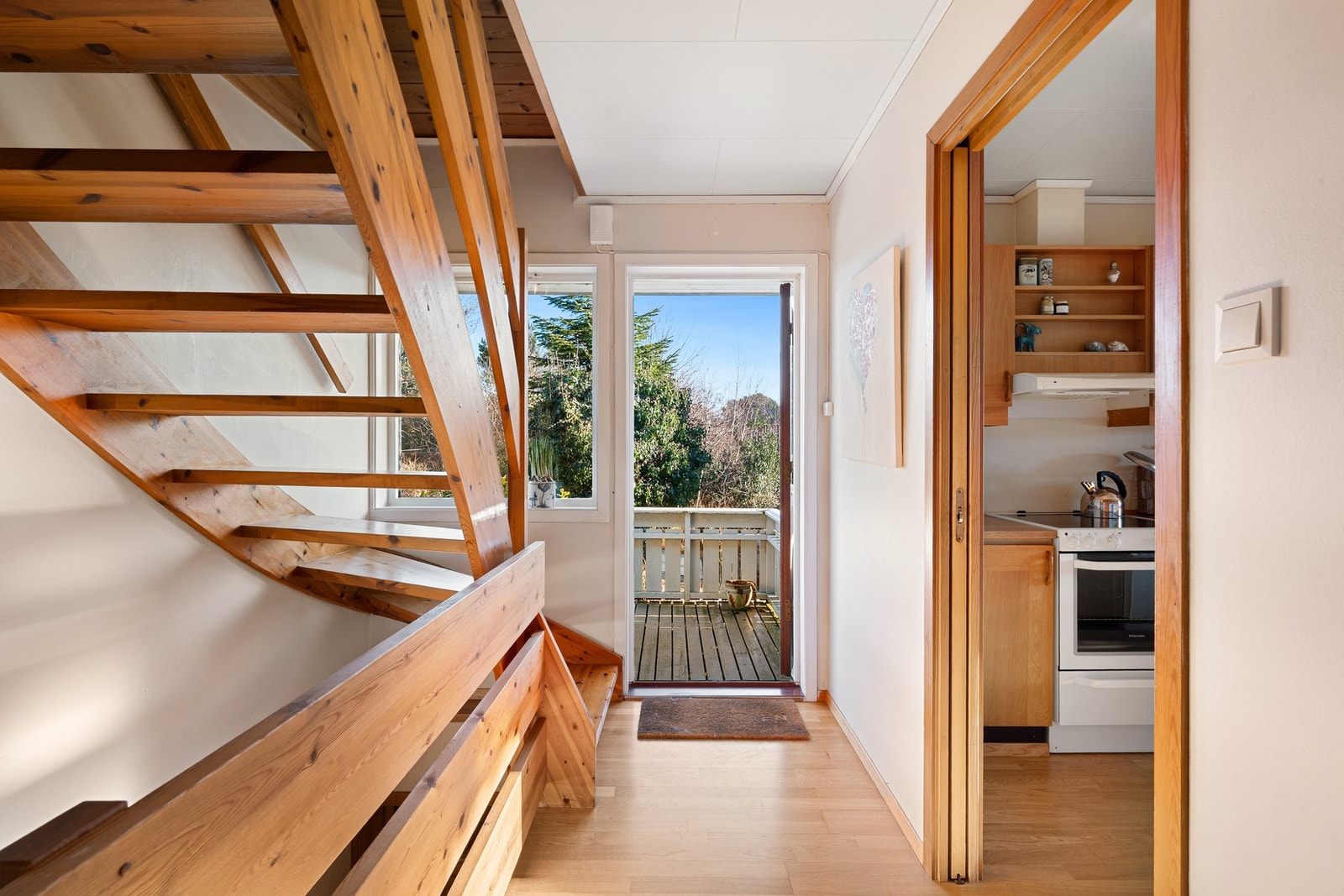 Som nevnt har man også tilkomst direkte til hovedetasjen. Galleribilde