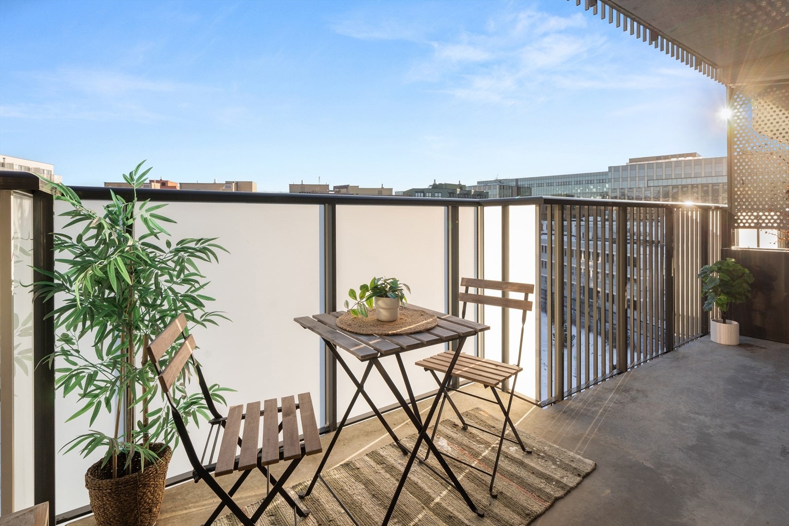 Her kan man innrede med en hyggelig sittegruppe eller annen innredning. Galleribilde