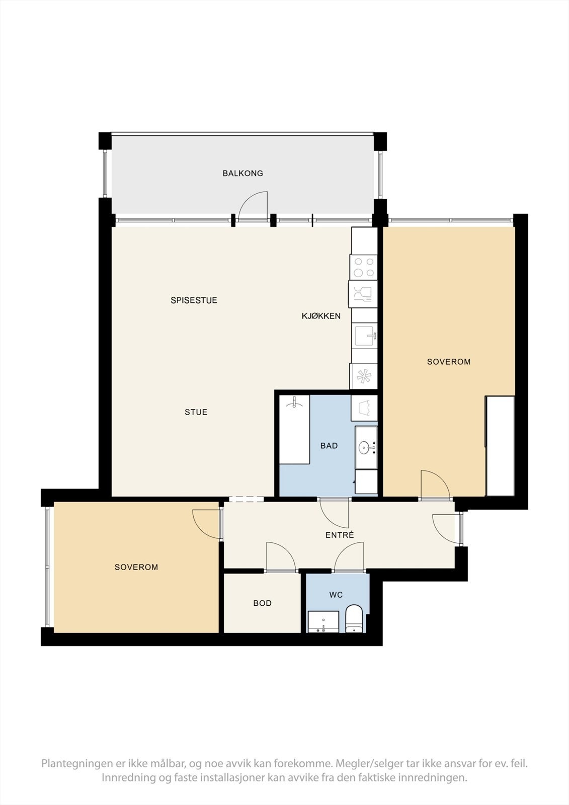 Plantegning Galleribilde