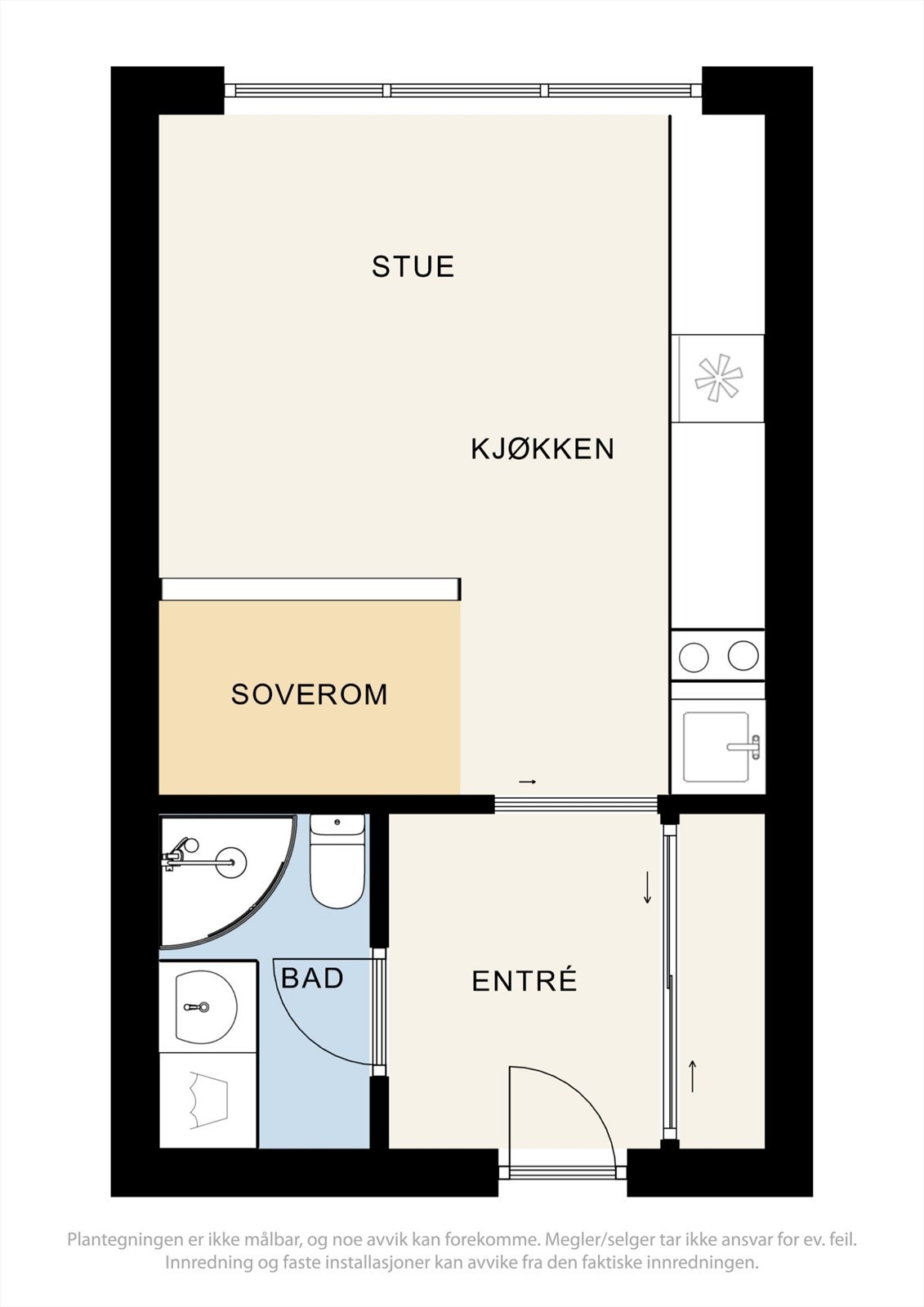 Plantegning Galleribilde