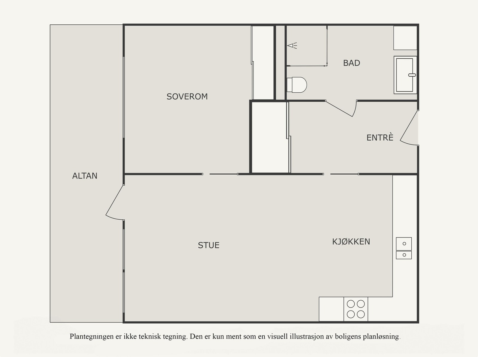 Plantegning. Galleribilde