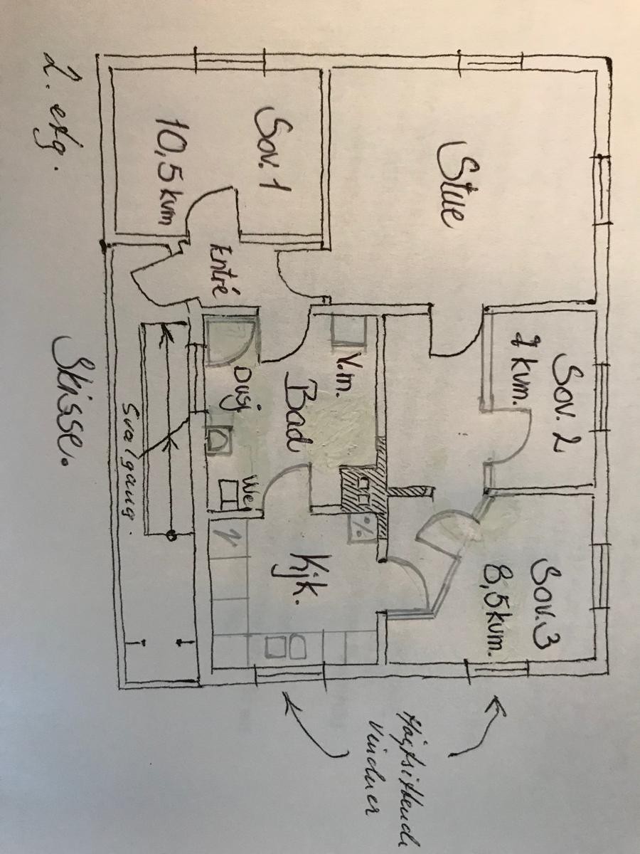 Skisse, ikke målsatt Galleribilde