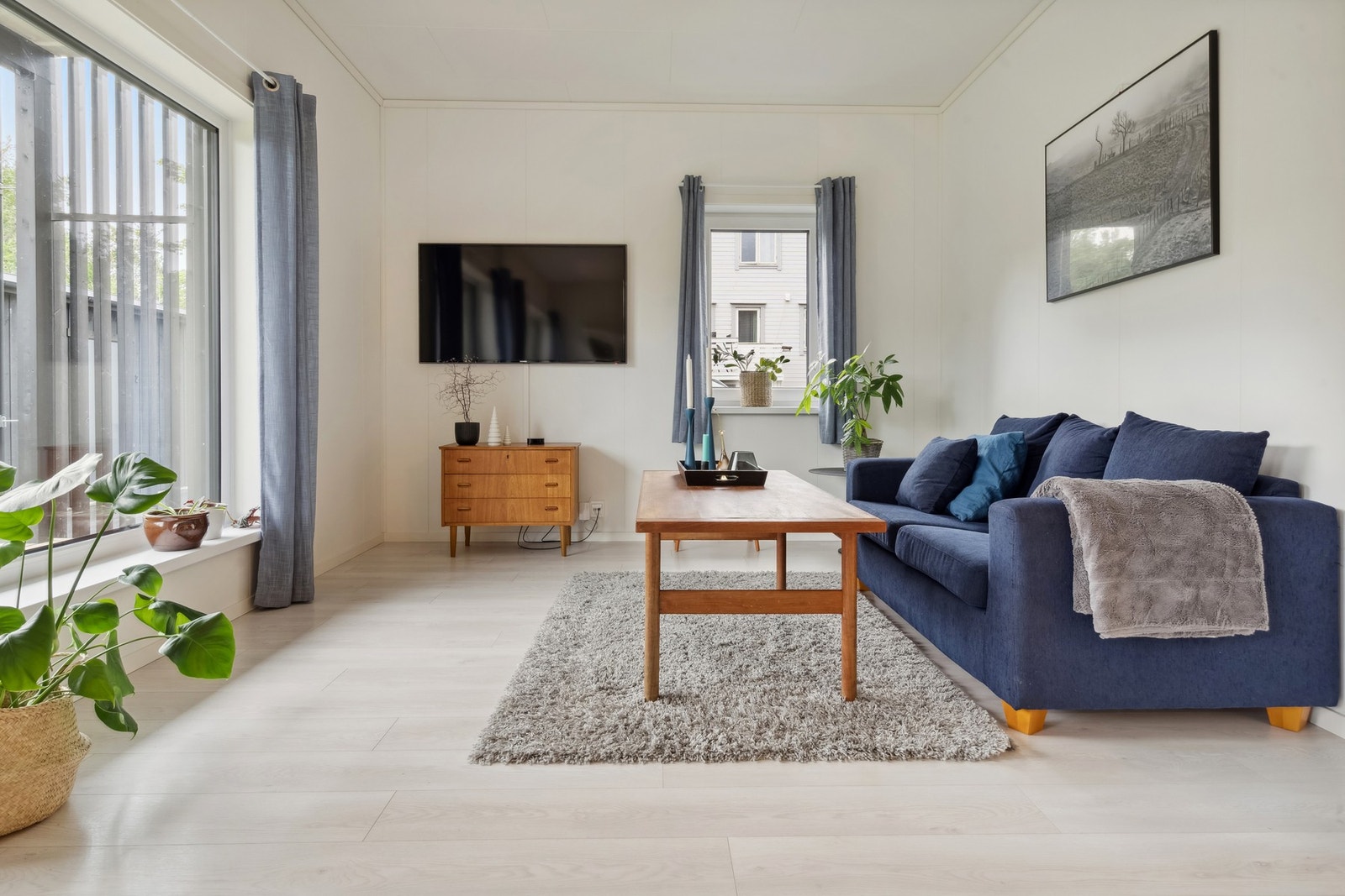 Lettstelt leilighet fra 2022 med praktisk planløsning på ett plan. Galleribilde