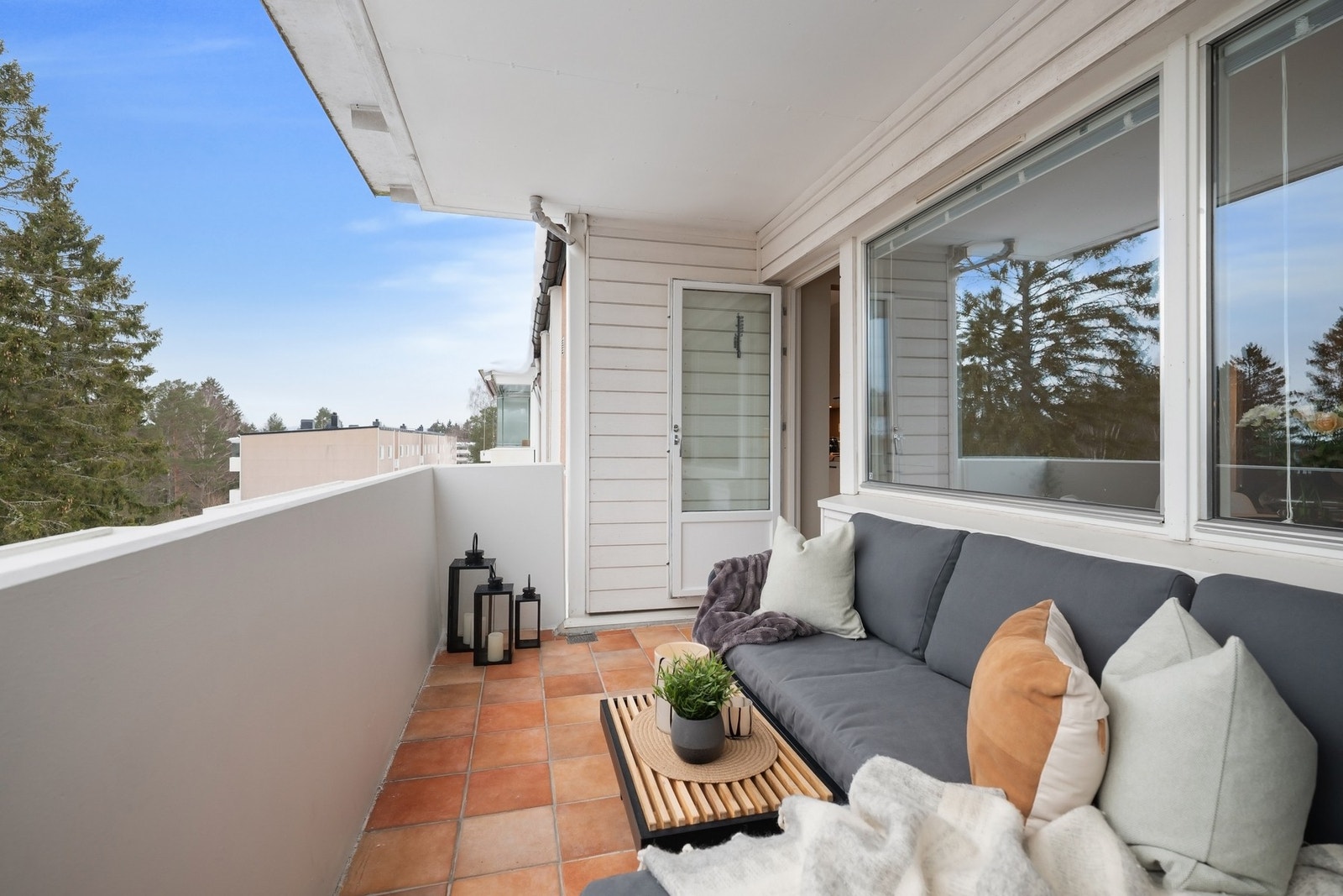 Balkong på 7,5 m² som vender mot vest Galleribilde