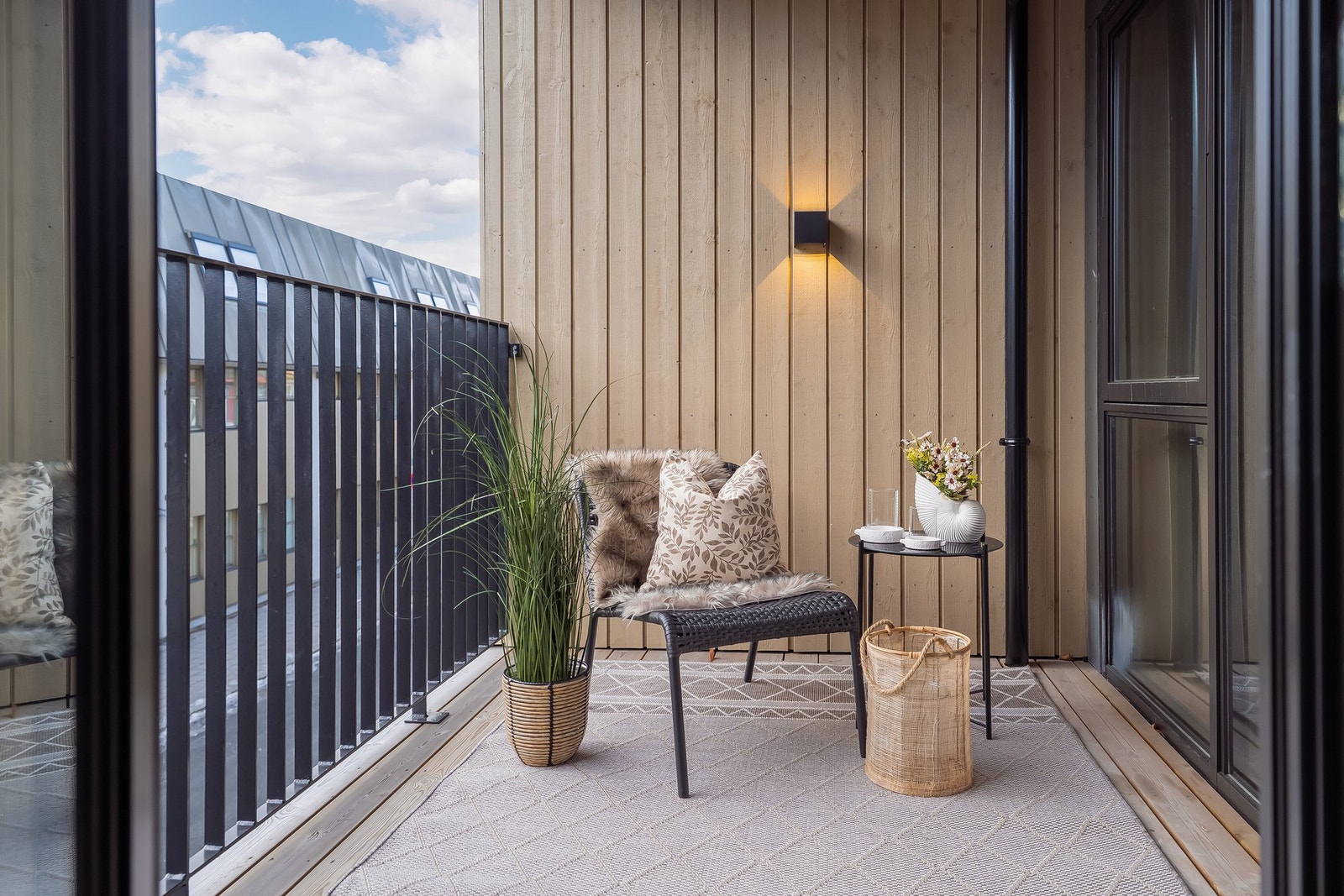 Koselig balkong på ca. 5 kvm. Galleribilde