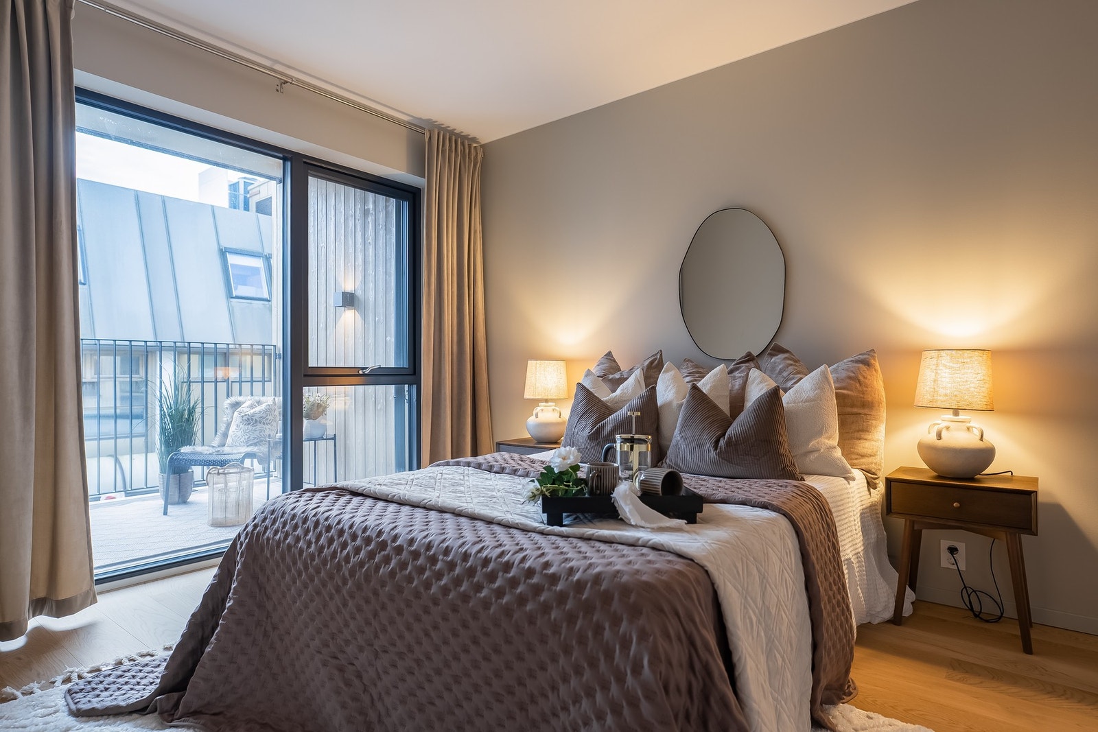 Leiligheten har to soverom på henholdsvis ca. 13 kvm og 7 kvm. Galleribilde