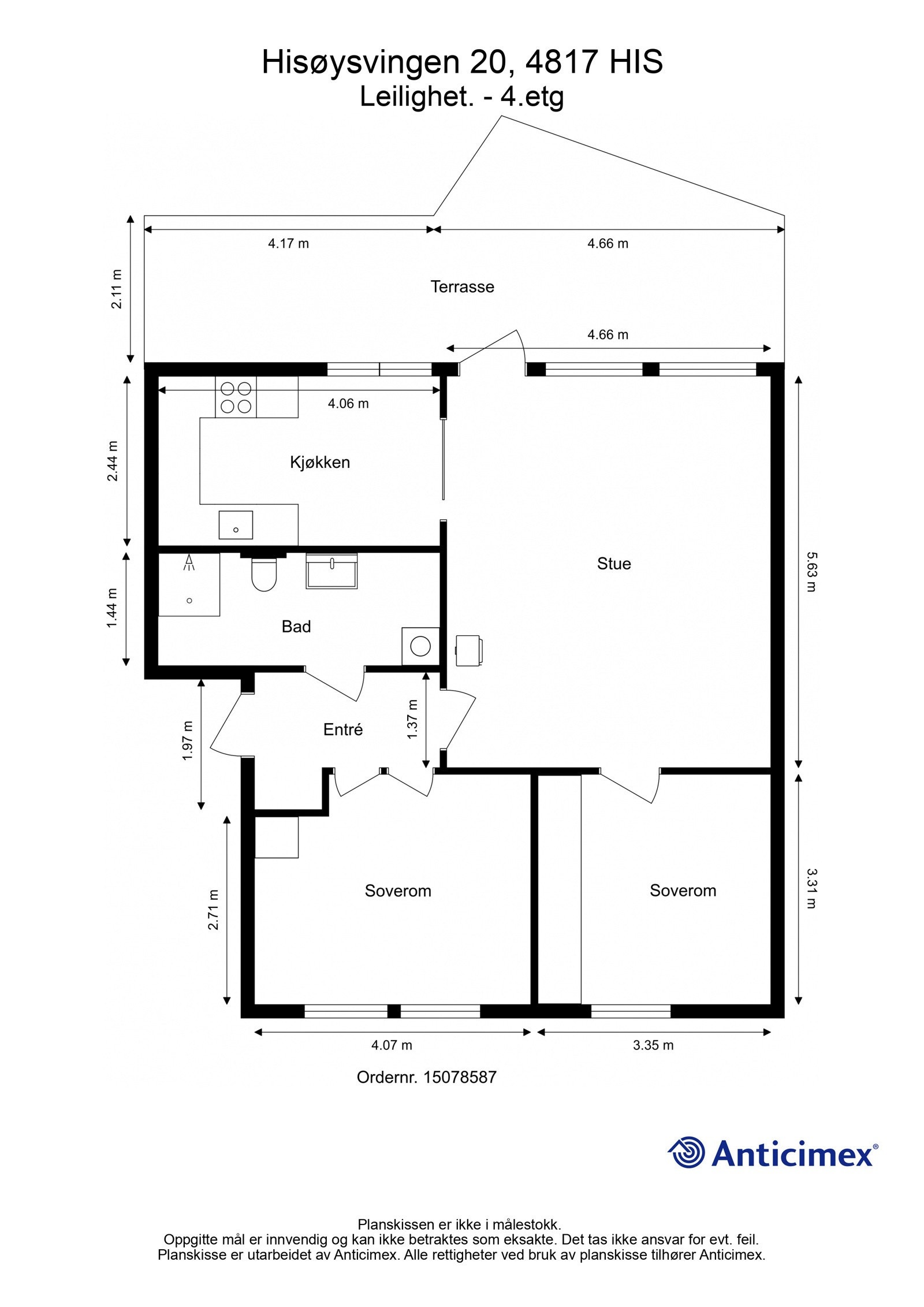 Plantegning Galleribilde