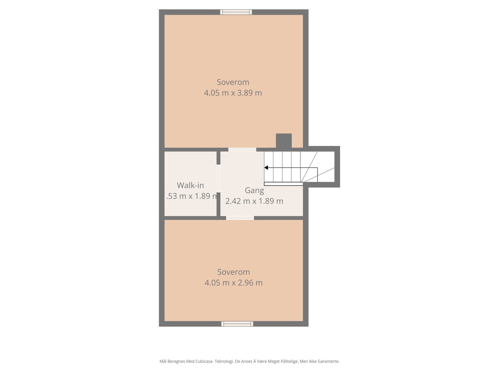 Plantegning andre etasje Galleribilde