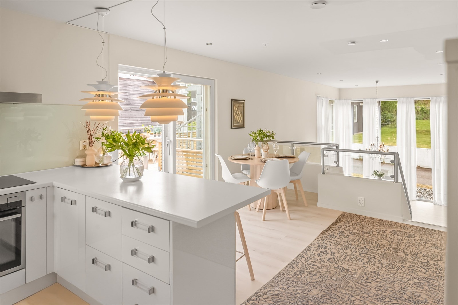 Barnevennlig beliggende bolig der nærmeste barnehage ligger ca. 100 meter unna utgangsdøren Galleribilde