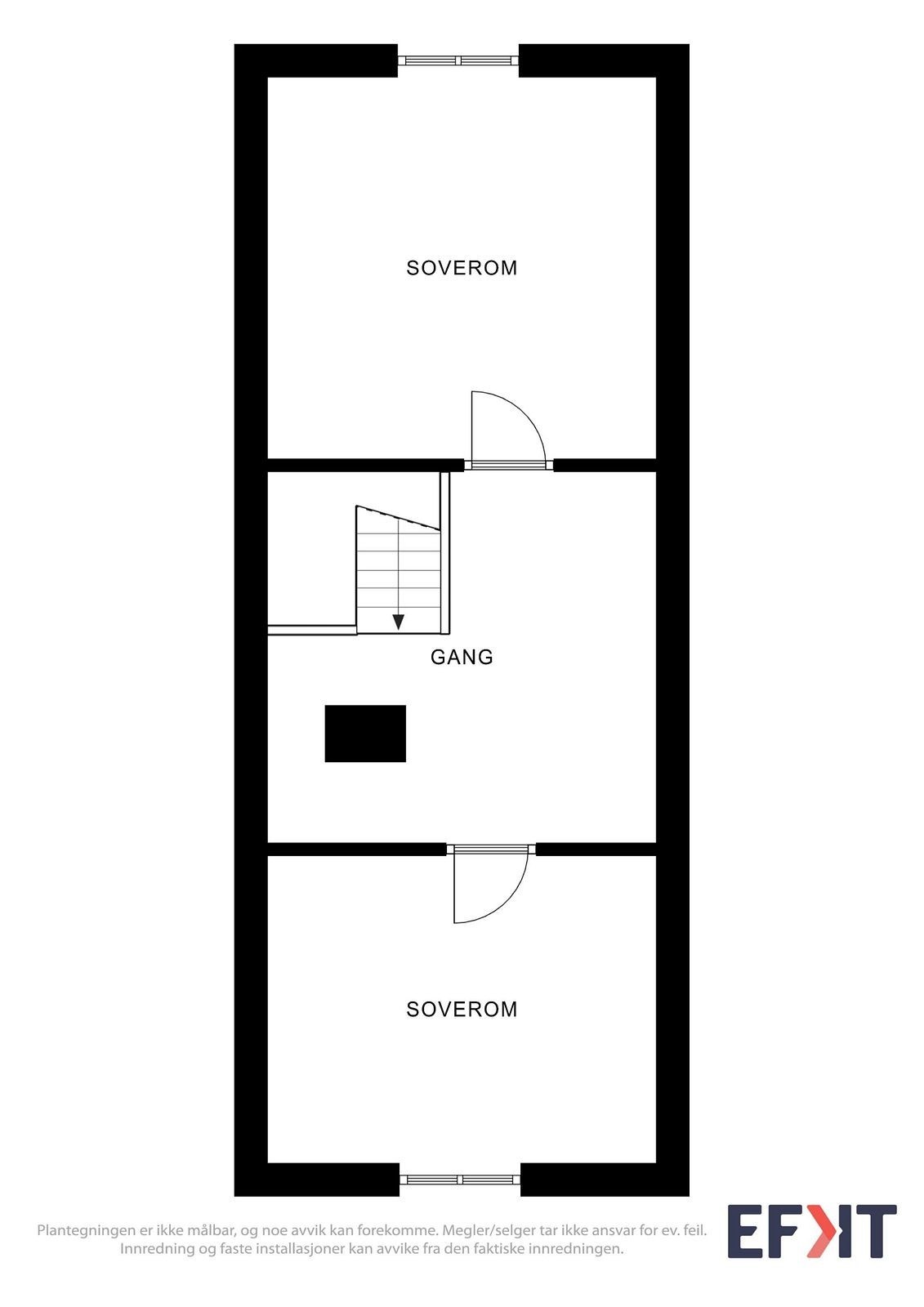 Planløsning hems. Galleribilde