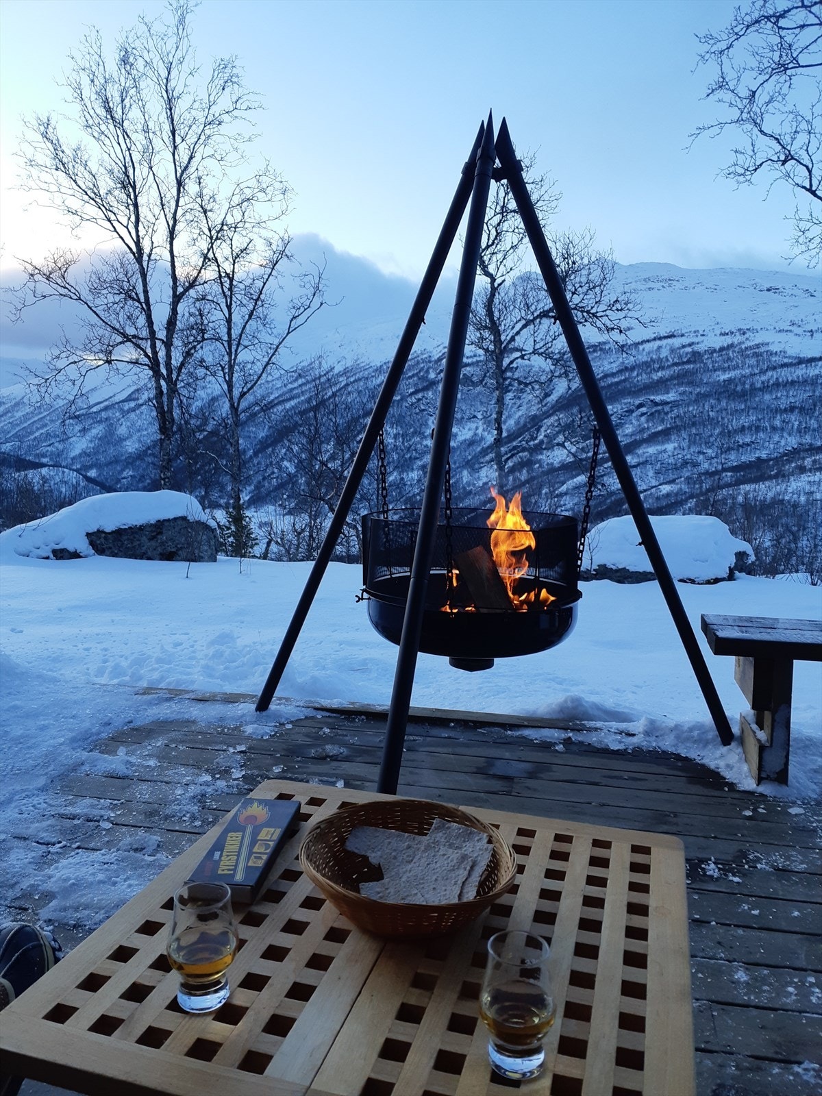 Bålpannekos med flott utsikt! Galleribilde