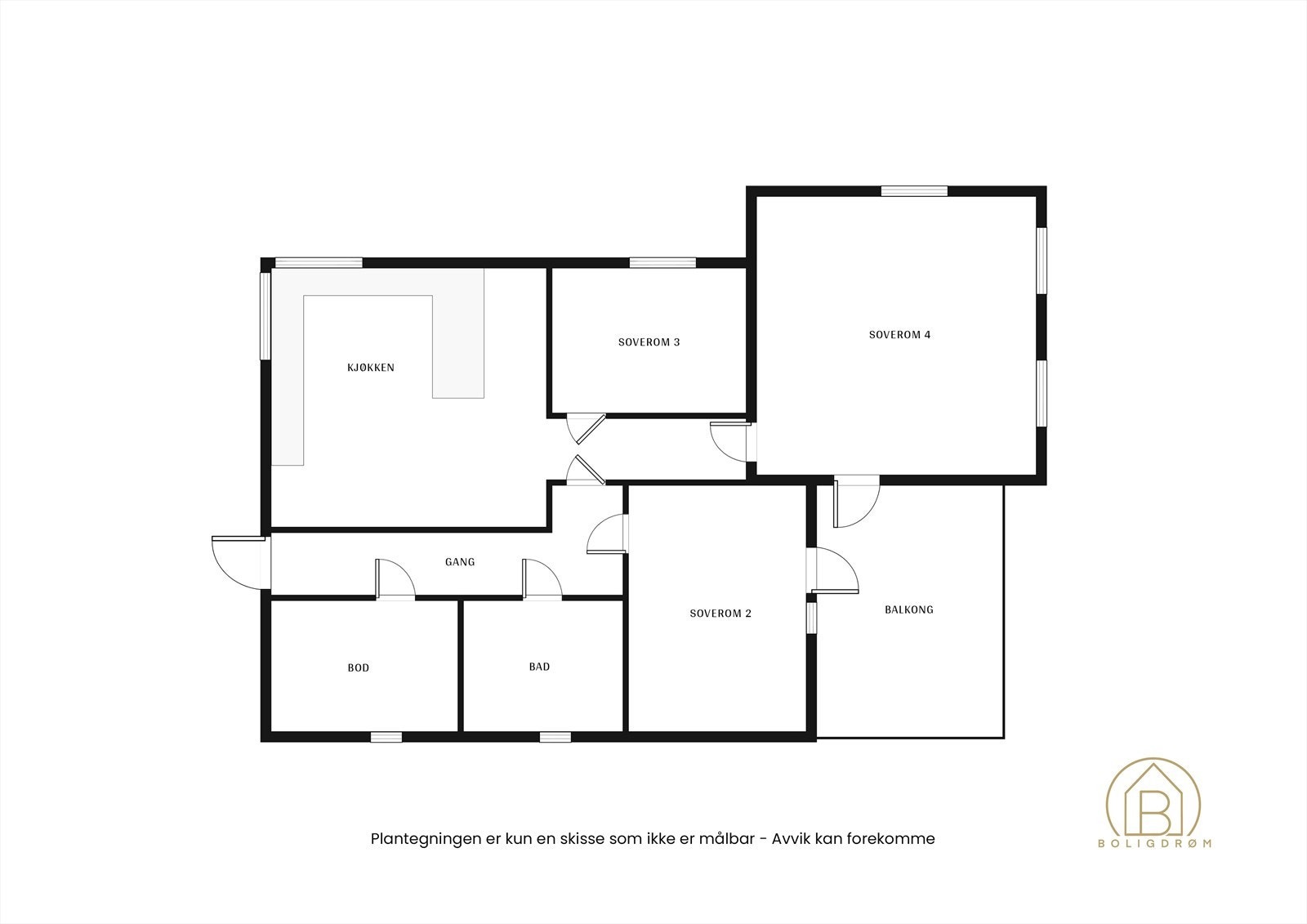Plantegning 2. etasje. Galleribilde