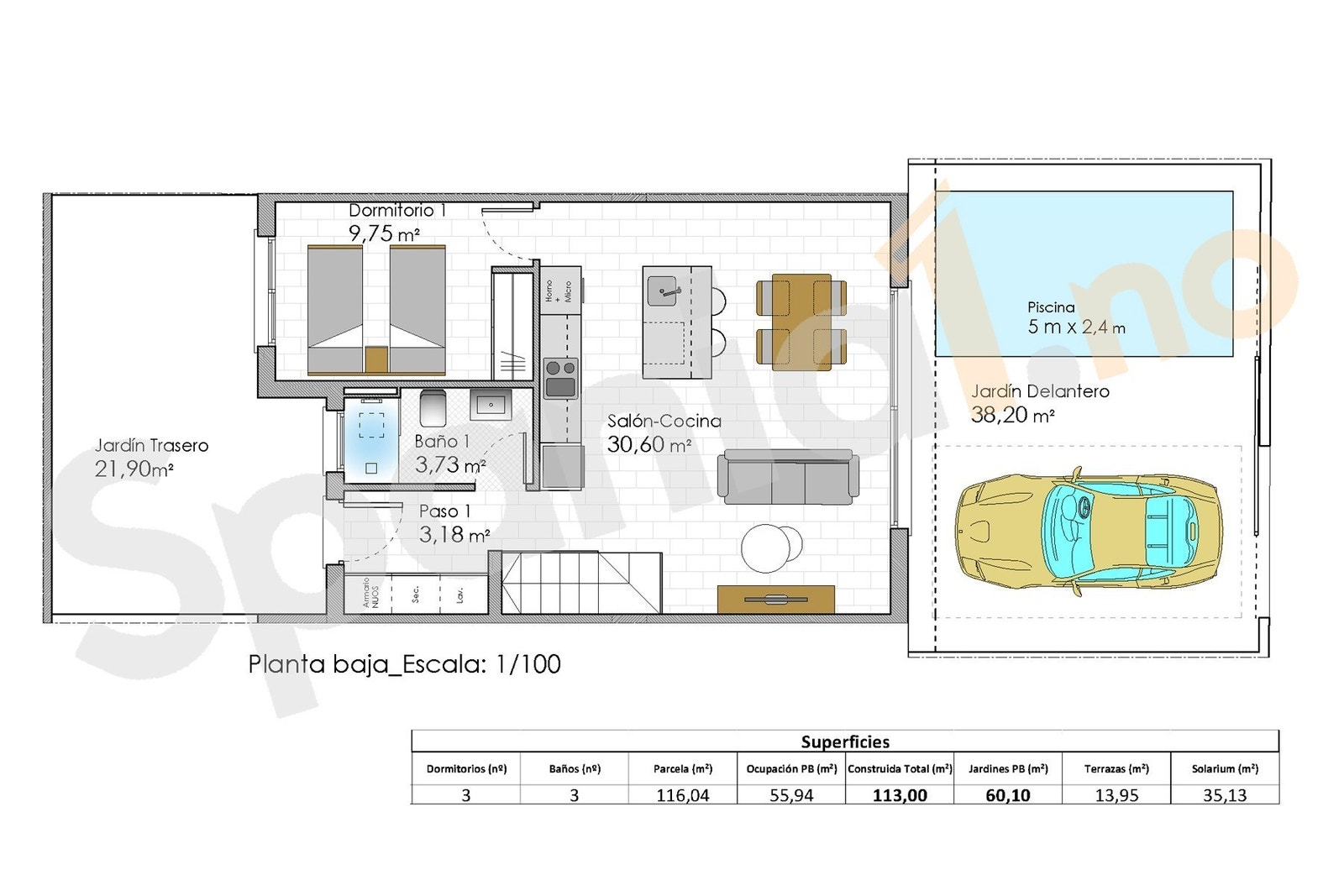 Plantegning hovedplan og hage Galleribilde