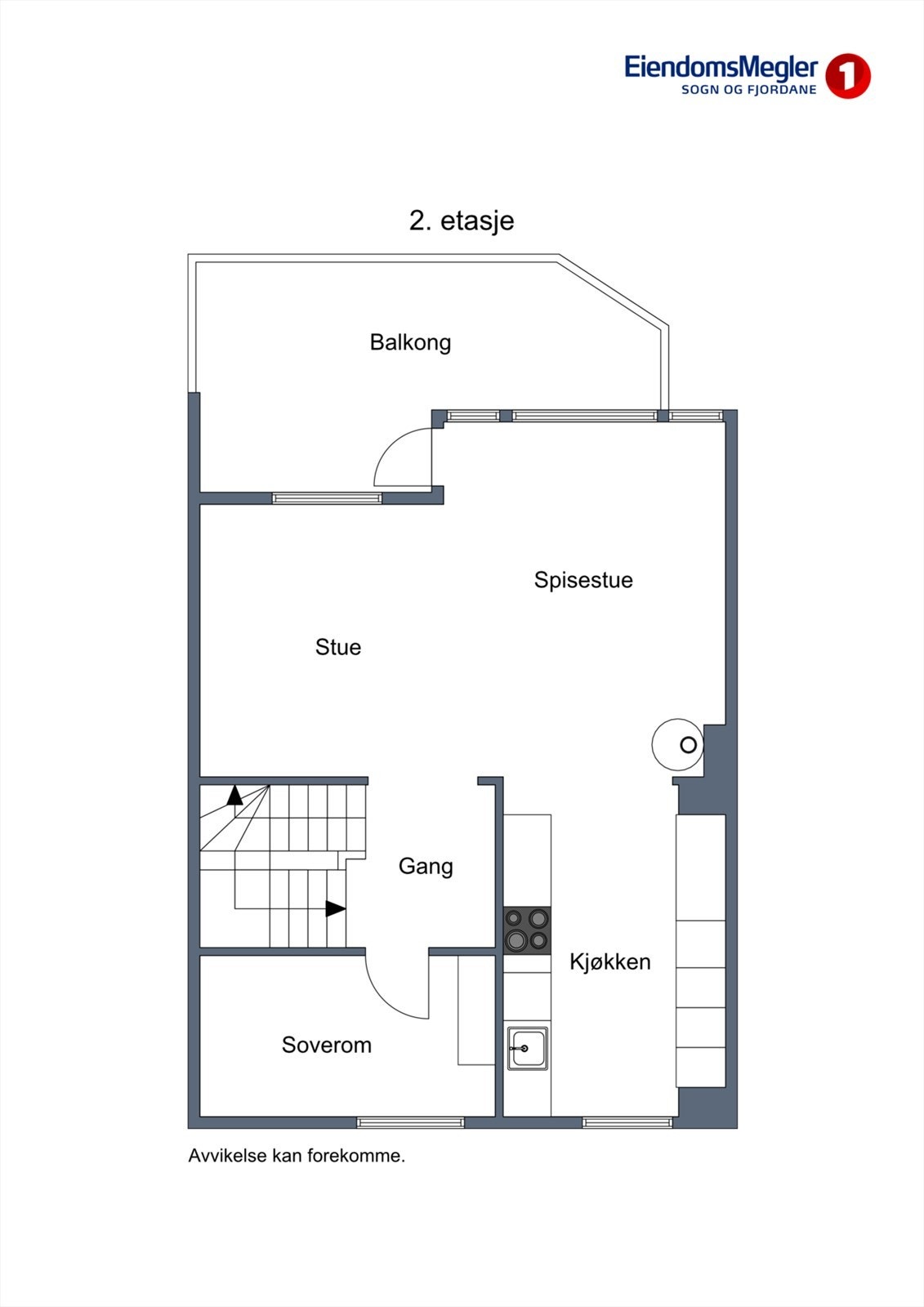 Planskisse 2.etg. Galleribilde