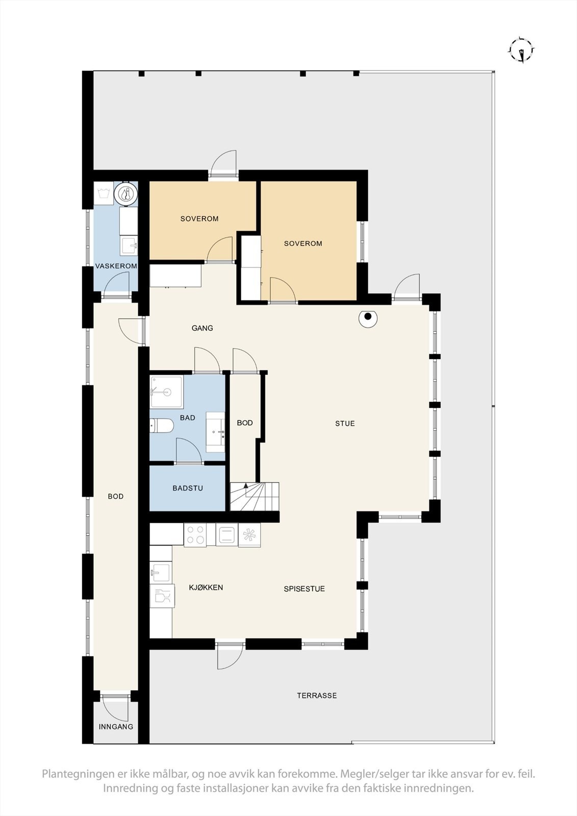 Plantegning 1.etasje. Galleribilde