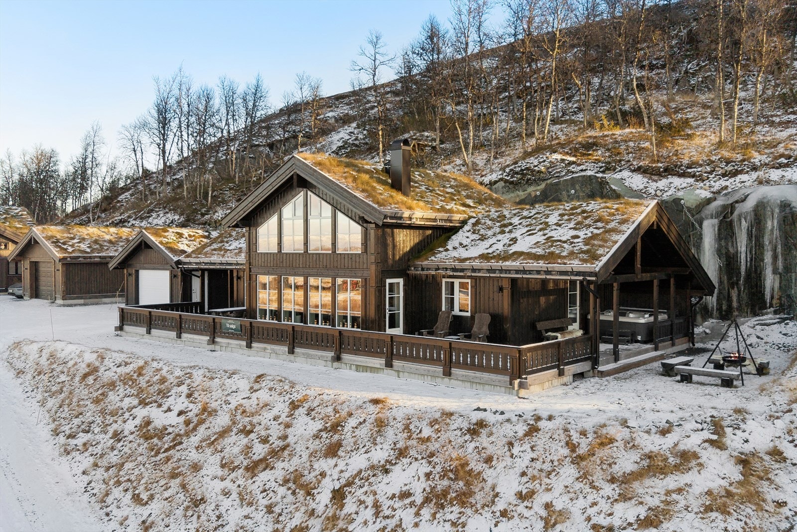 Perfekte solforhold og direkte tilgang til preparerte langrennsløyper som gir optimale forhold for både avslapning og aktivitet. Galleribilde