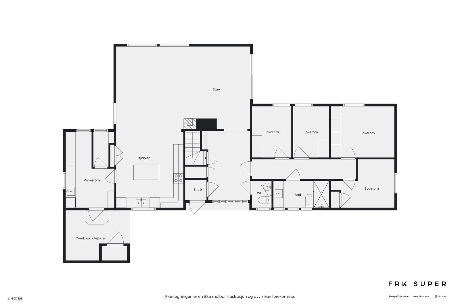 Plantegning 1. etg Galleribilde