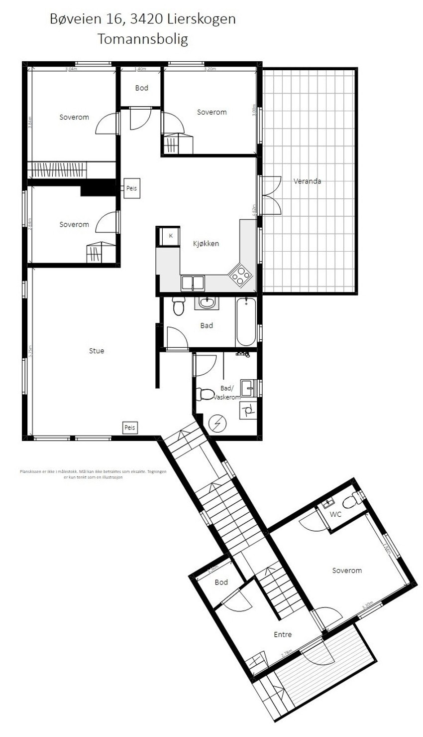 Plantegning Galleribilde