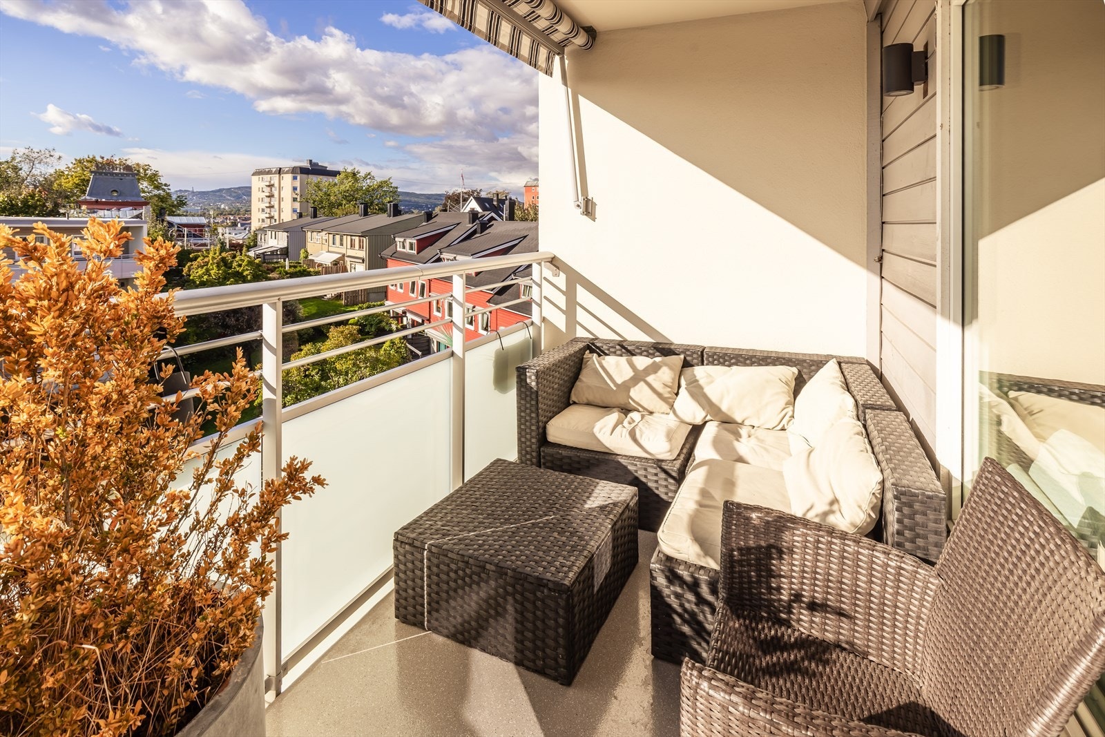 Her kan man innrede med ønskelig utemøblement Galleribilde