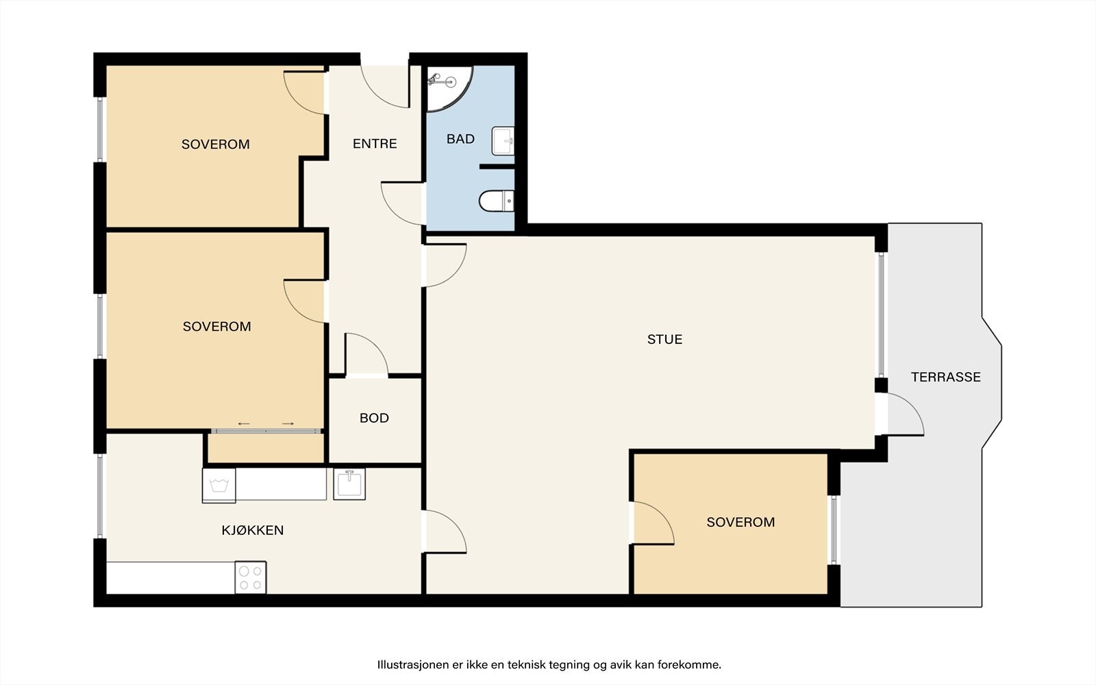 Planskisse Galleribilde