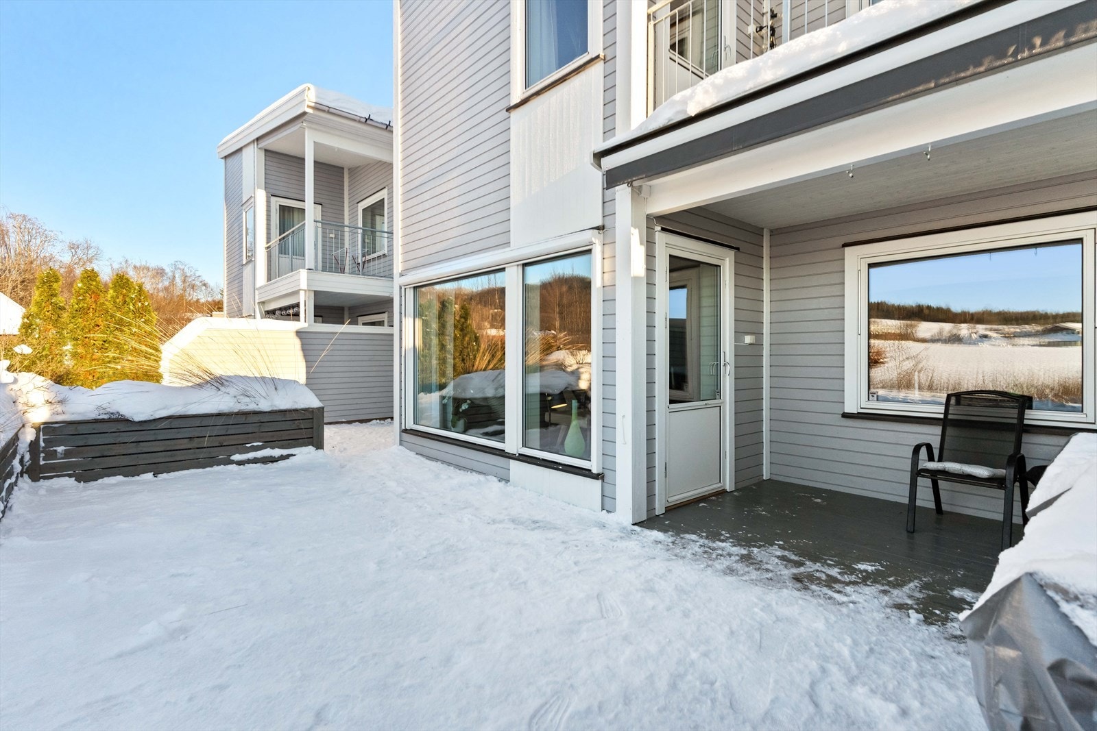 Terrassen er målt til ca. 31 kvm. Galleribilde