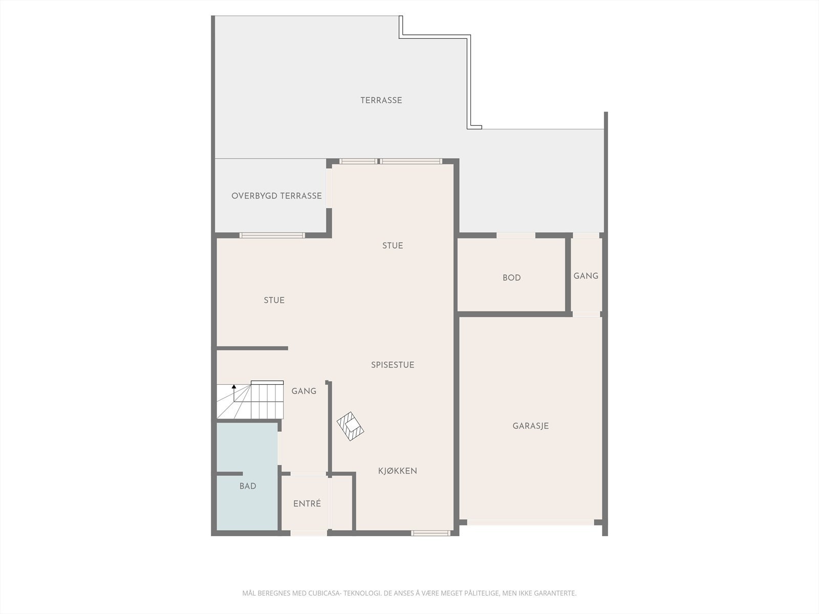 Plantegning 1. etasje. Galleribilde