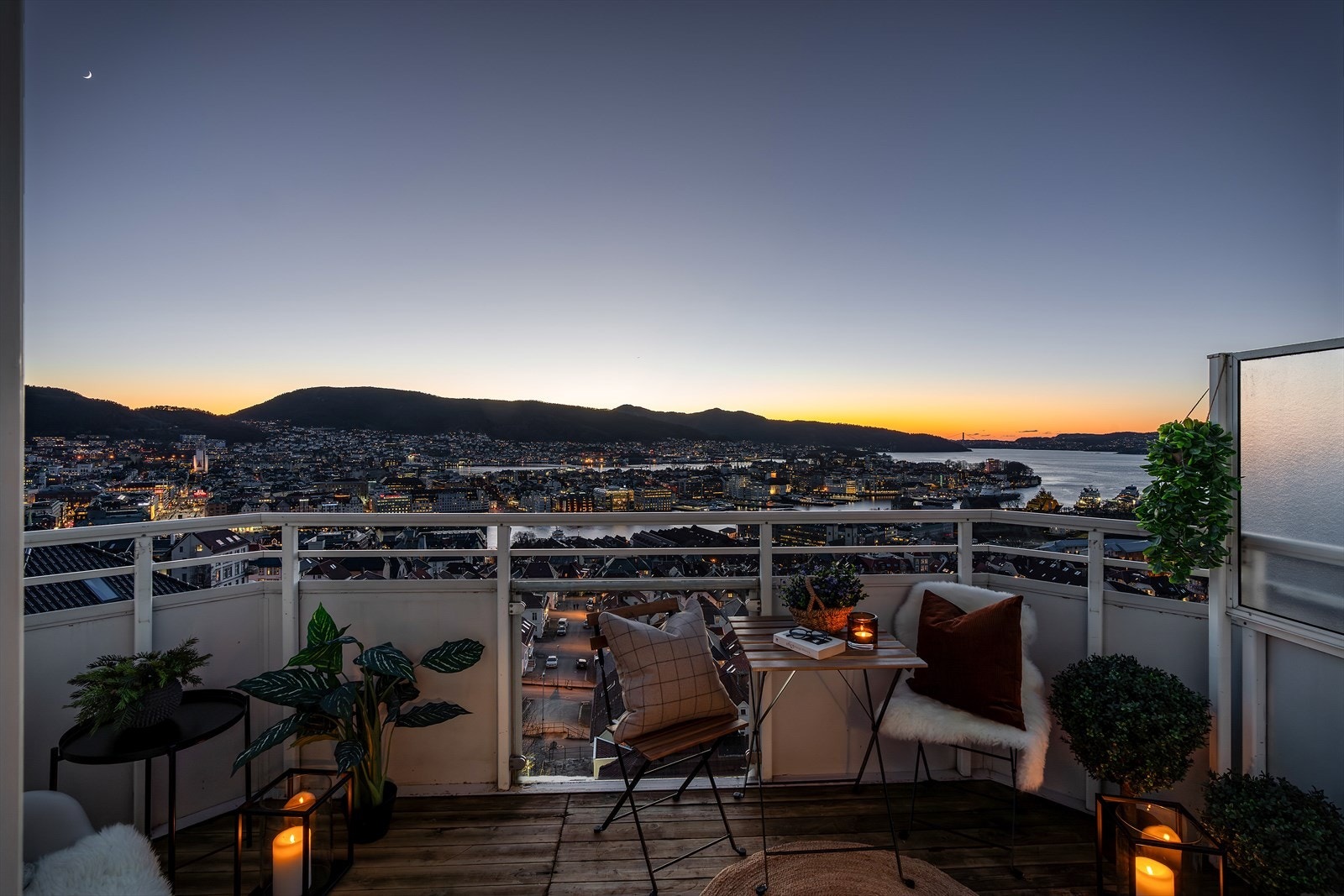 Her kan både morgen- og kveldssolen virkelig nytes. Galleribilde