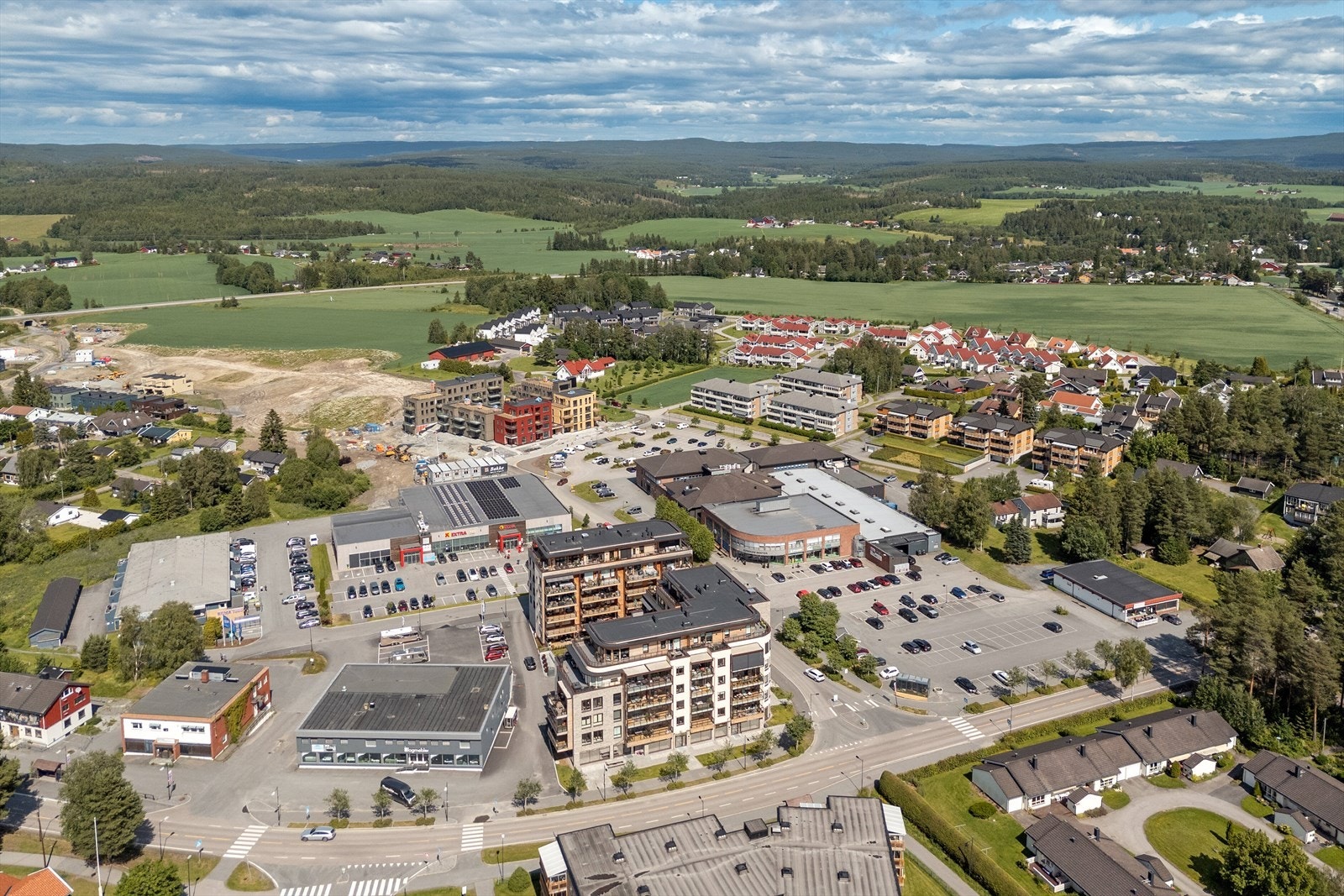 Aurskog er stadig i utvkling med nyetablering og økt handelstilbud. Galleribilde