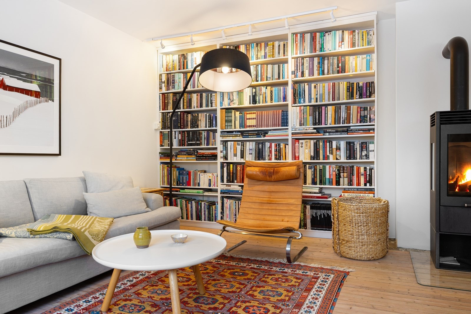 Peisen bidrar til ekstra hygge og varme i den kalde årstiden. Galleribilde