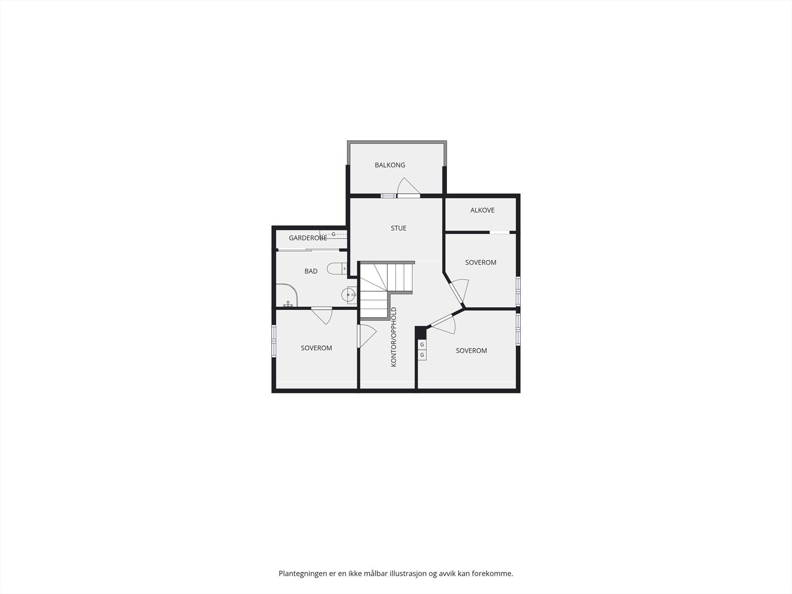 Plantegning 2. etasje. Galleribilde