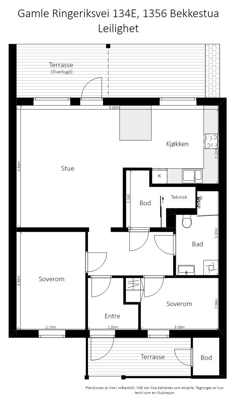 Plantegning. Galleribilde