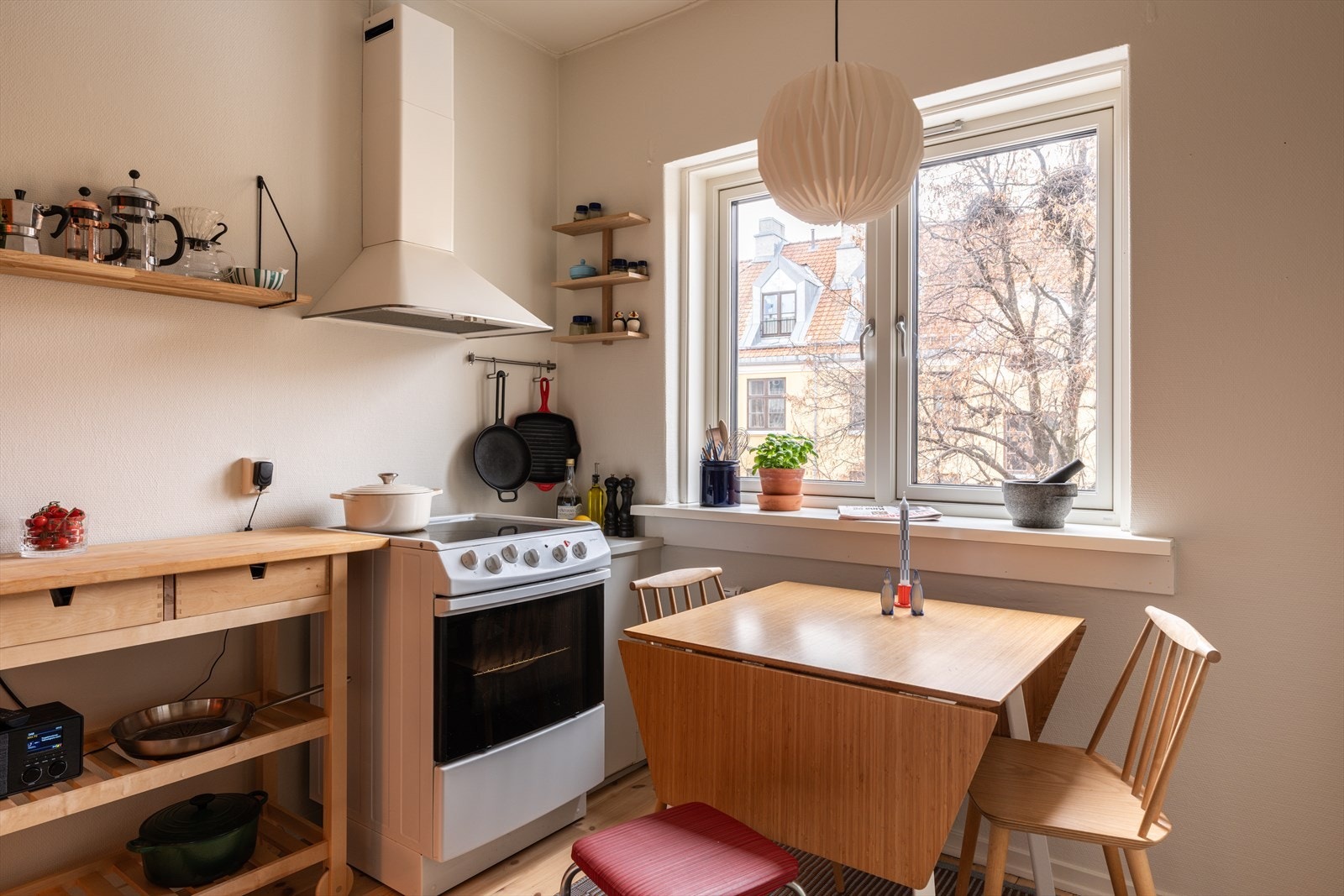 Frittstående hvitevarer som medfølger. Galleribilde