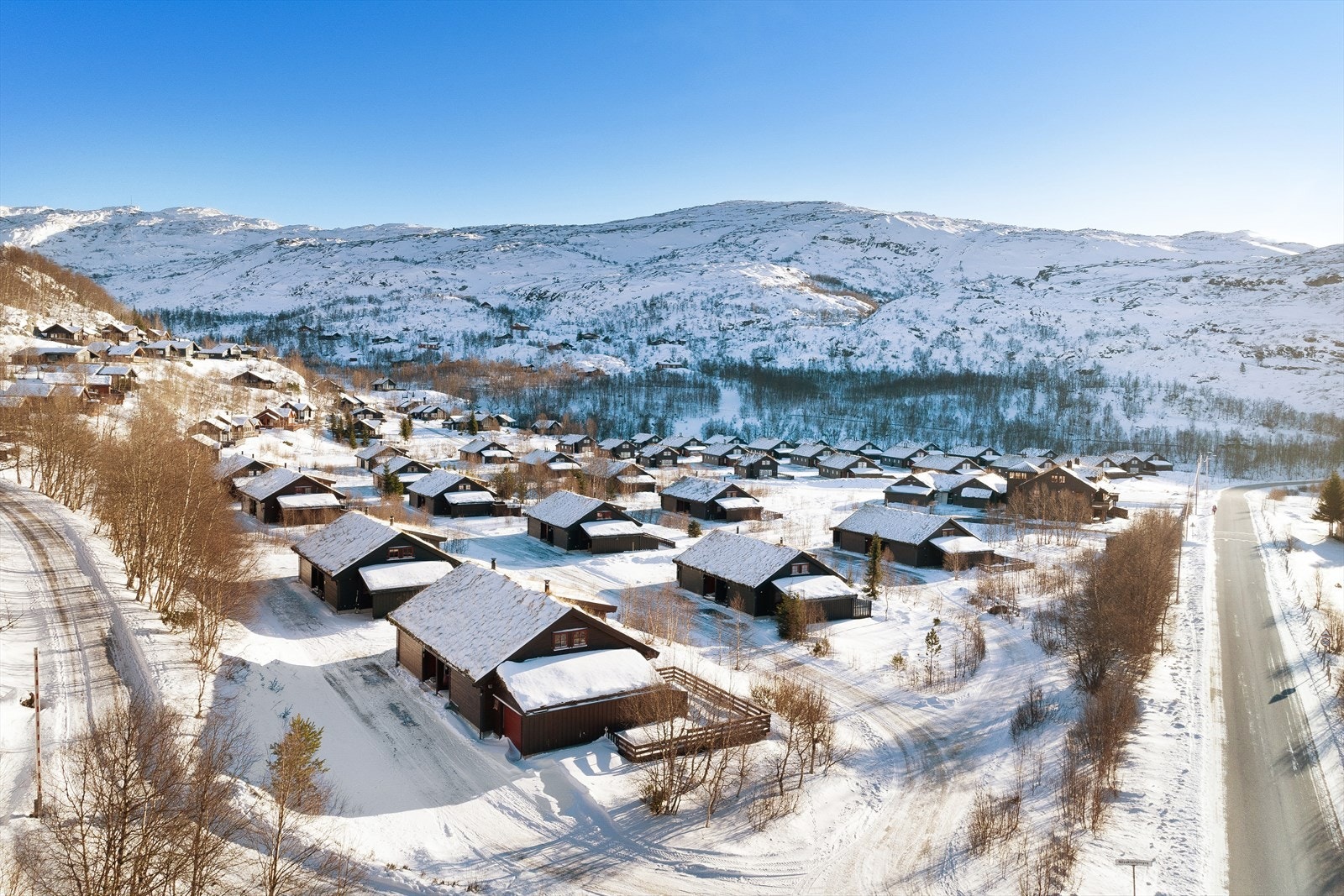 Fra hytten er det kort gåavstand til Fjellbutikken. Galleribilde