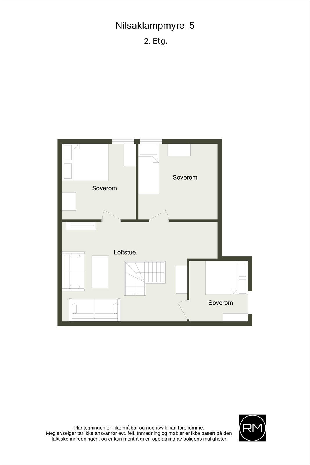 Planskisse 2. etasje Galleribilde