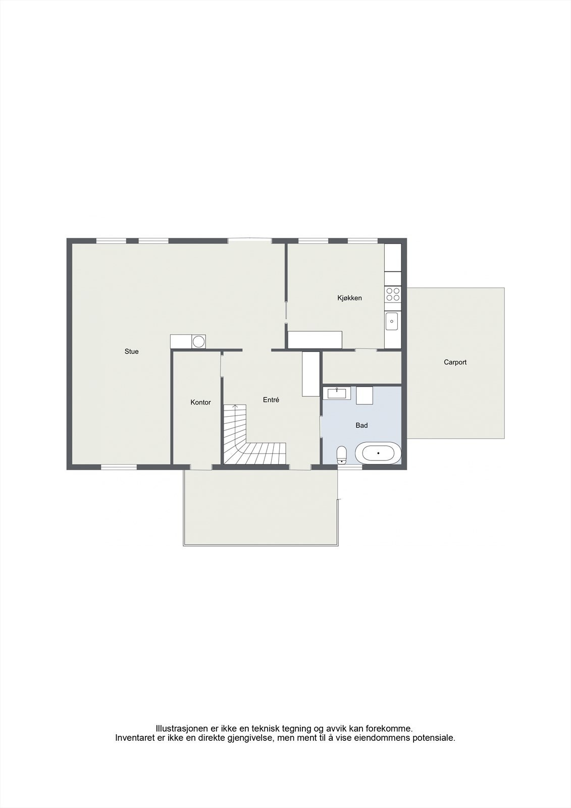 1. etg. Galleribilde