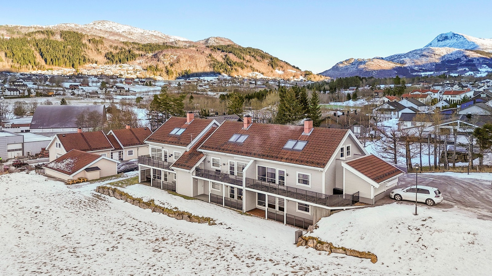 Leiligheten har en flott og sentrumsnær beliggenhet i Krikane. Galleribilde