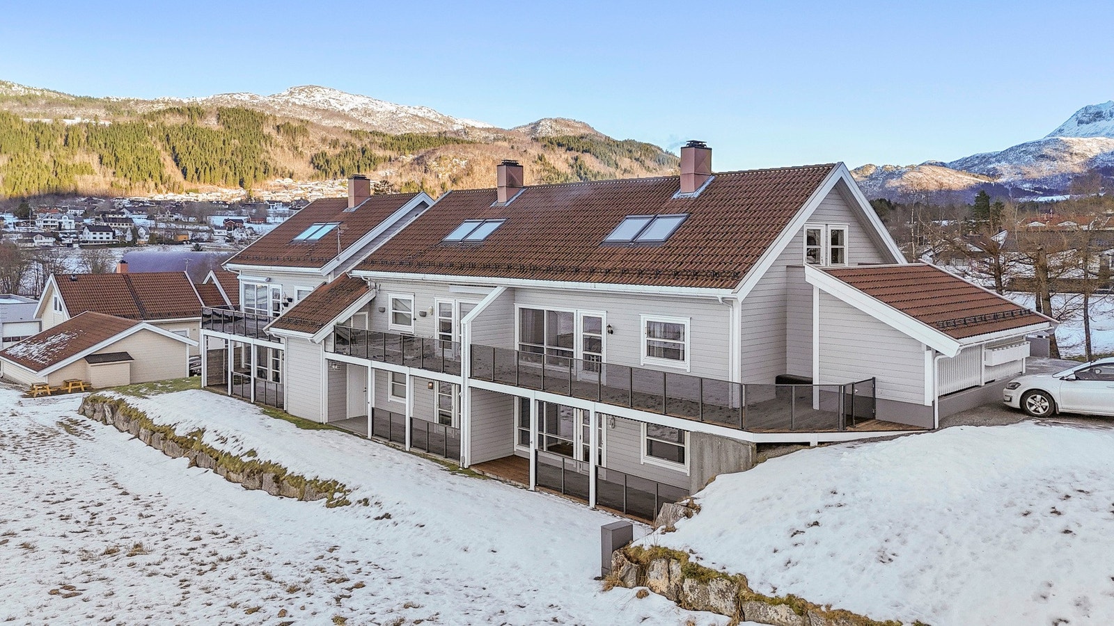 Leiligheten ligger plassert nederst til høyre i bygget. Galleribilde