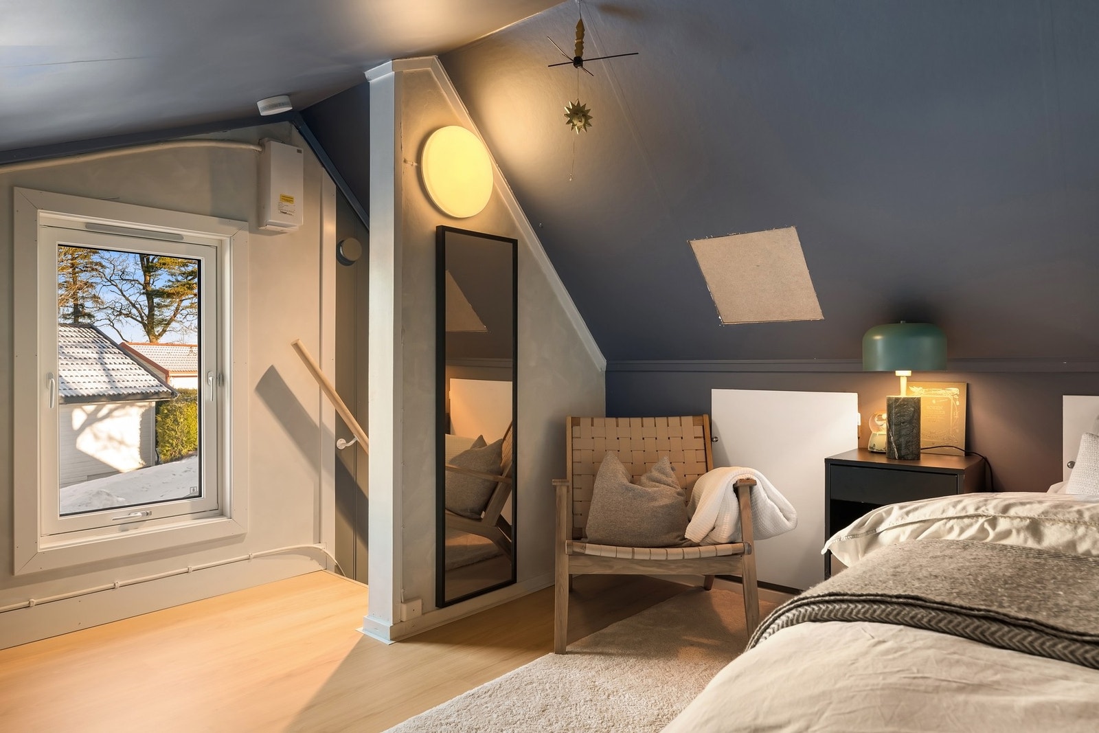 Loftetasjen, i dag
brukt som ekstra soverom Galleribilde