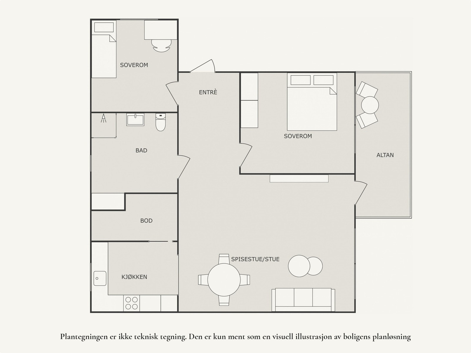 Planskisse 2. etasje Galleribilde