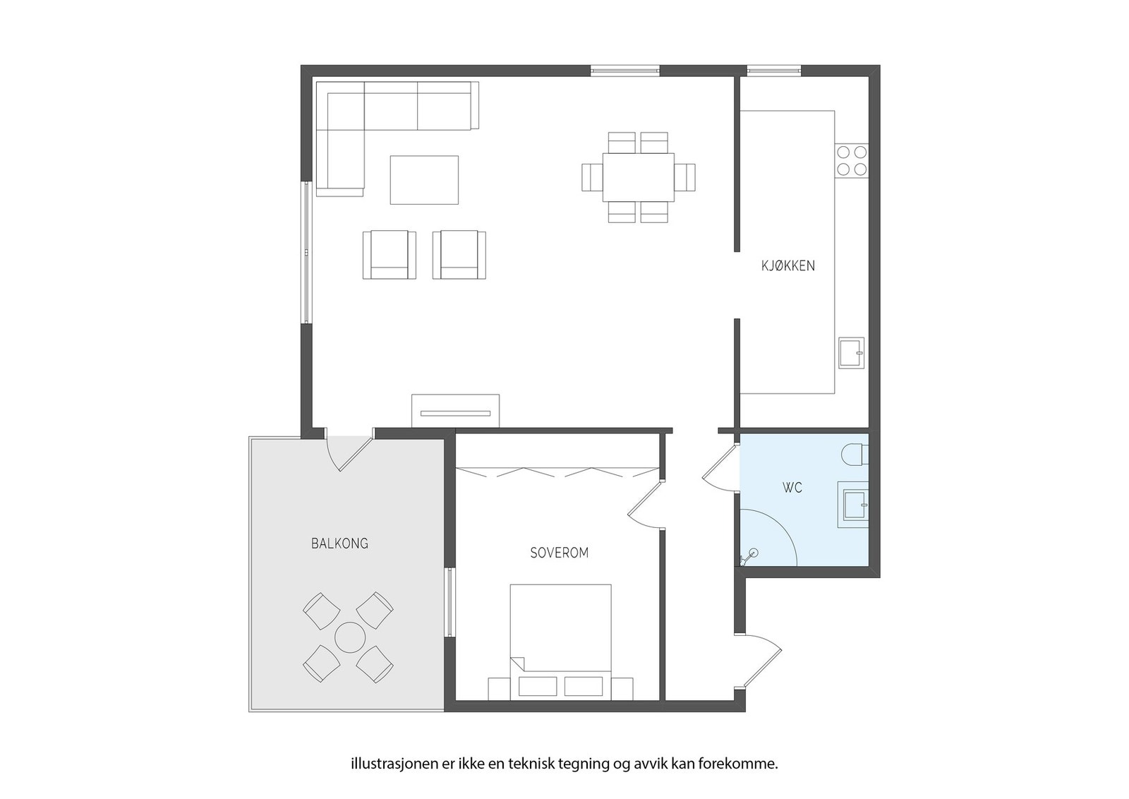 Plantegning Galleribilde
