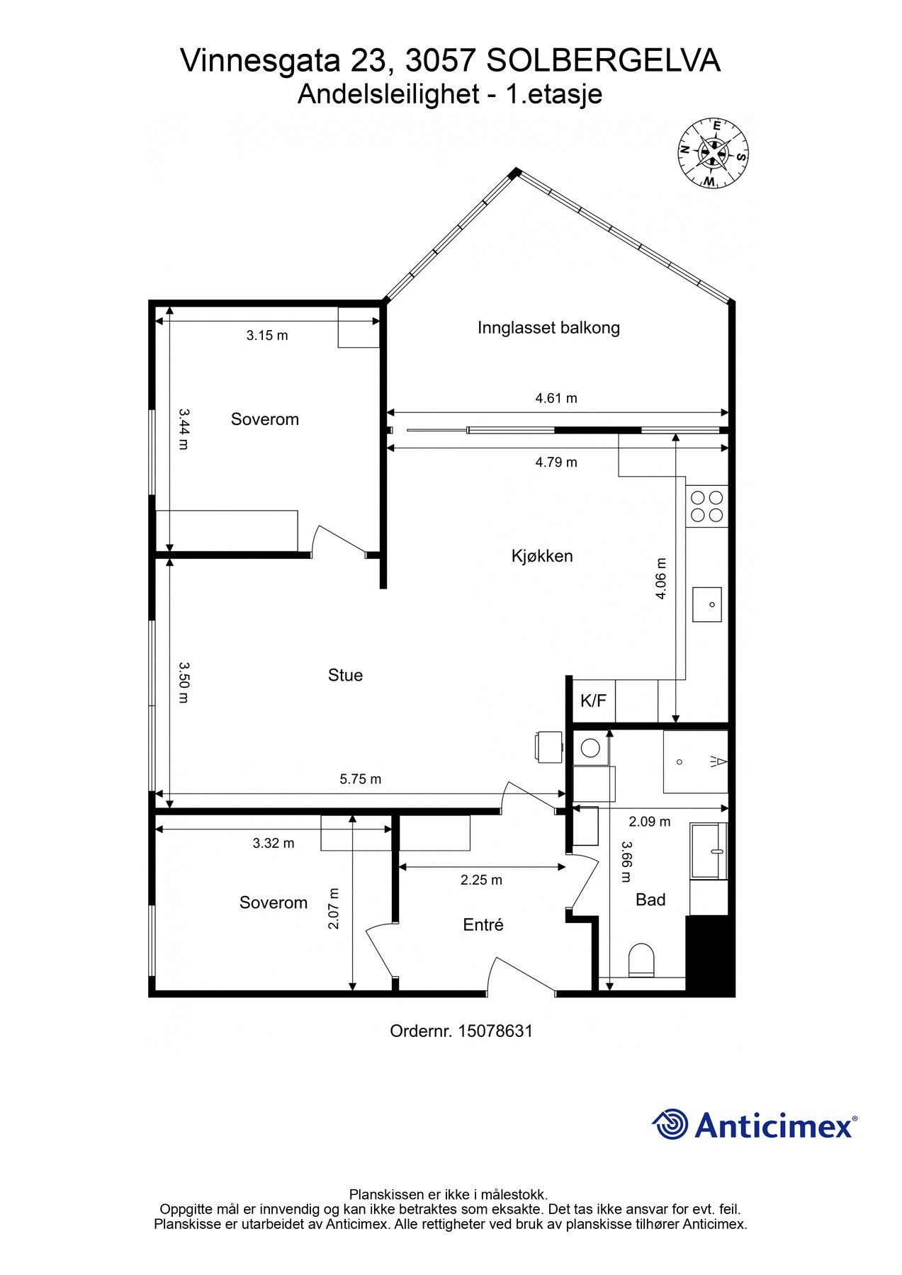 Plantegning Galleribilde