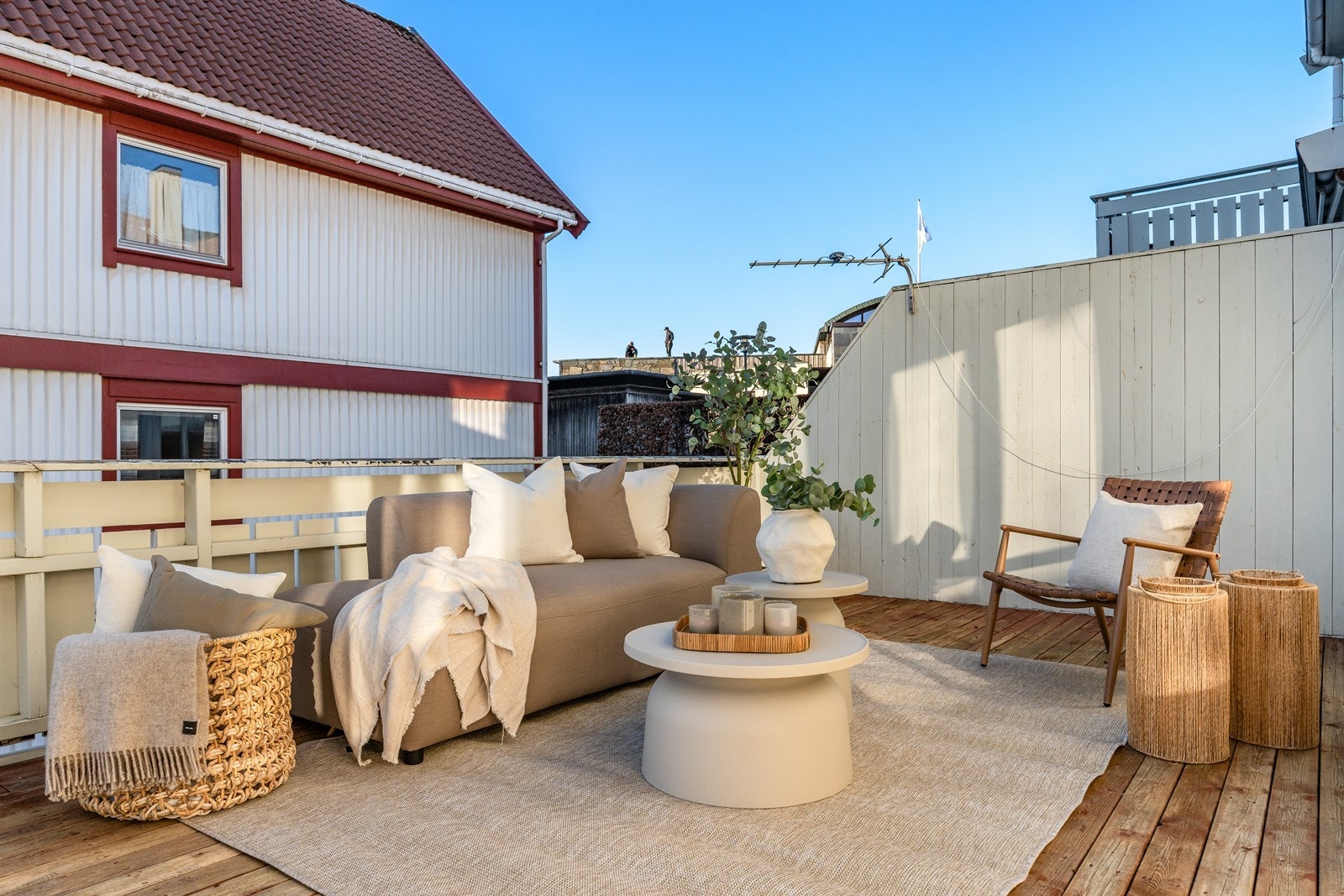 Terrassen er på ca. 30 m². Galleribilde