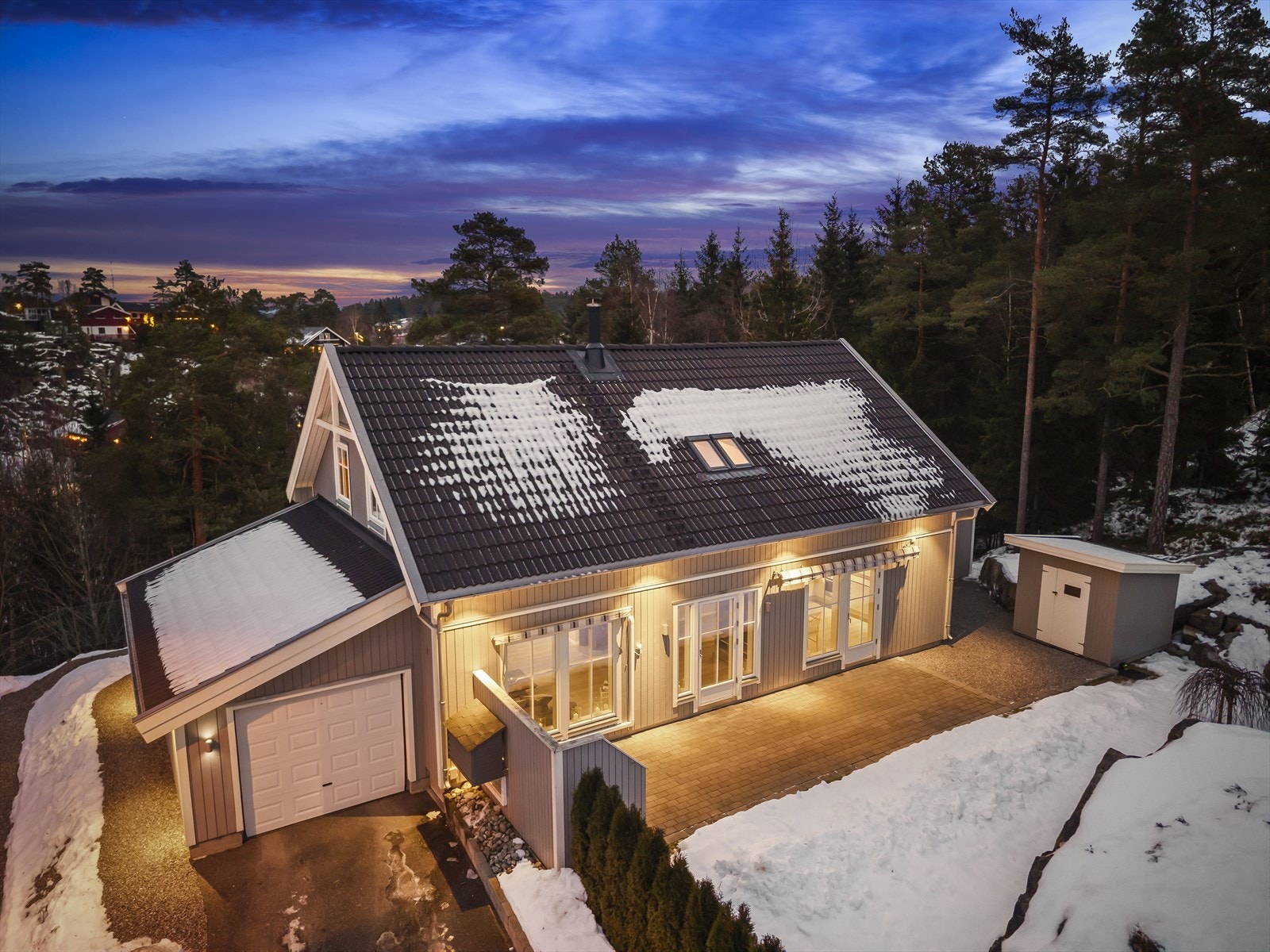 Dronefoto Galleribilde