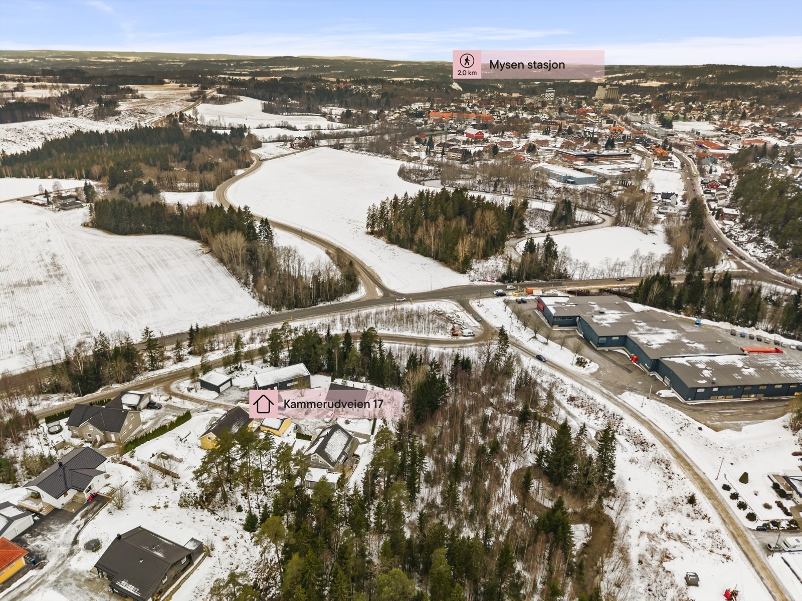 Dronefoto Galleribilde