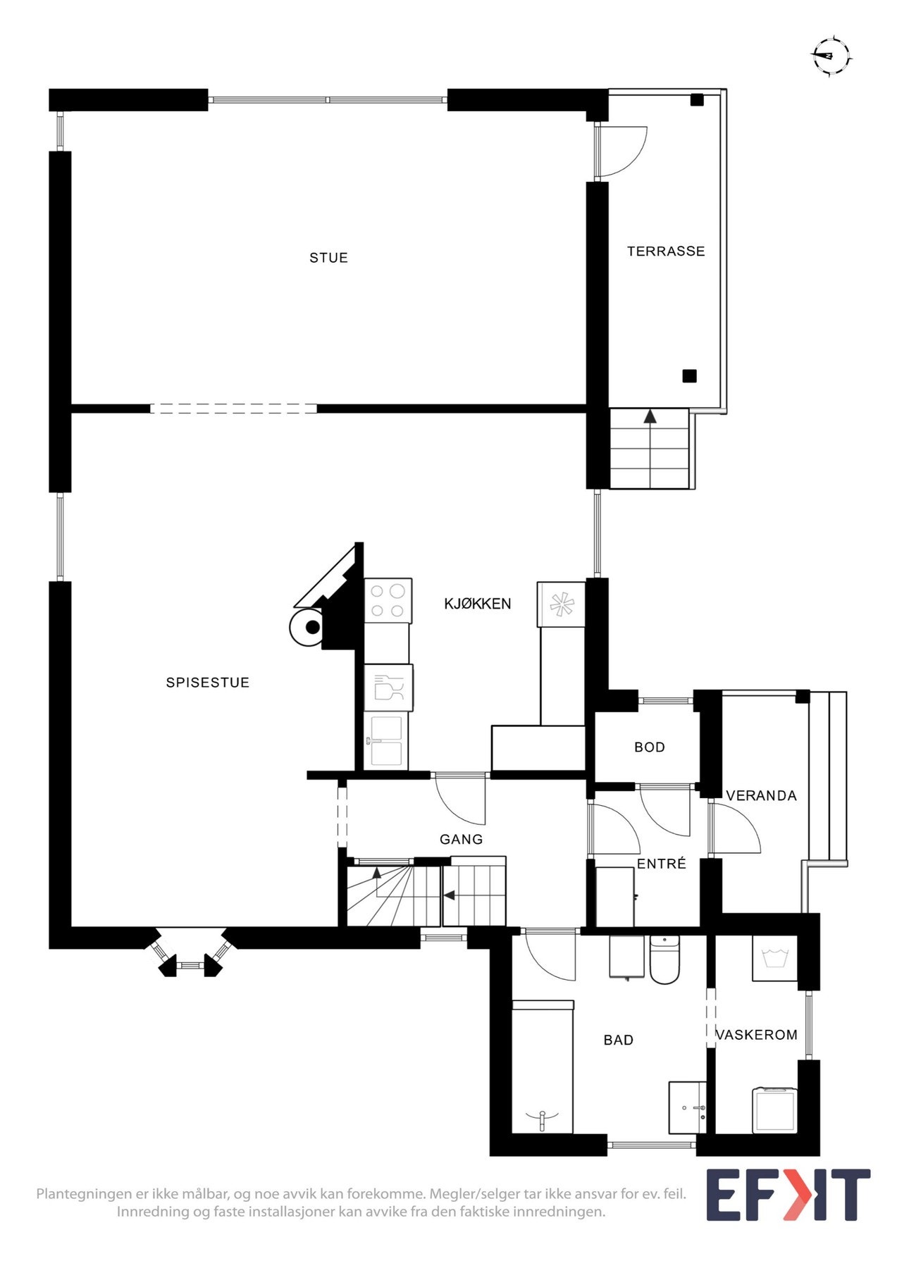 Plantegninger - 1. etasje Galleribilde