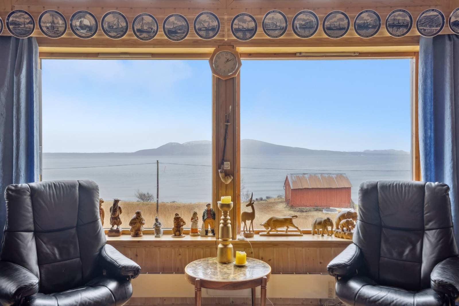 Stue og utsikt Galleribilde